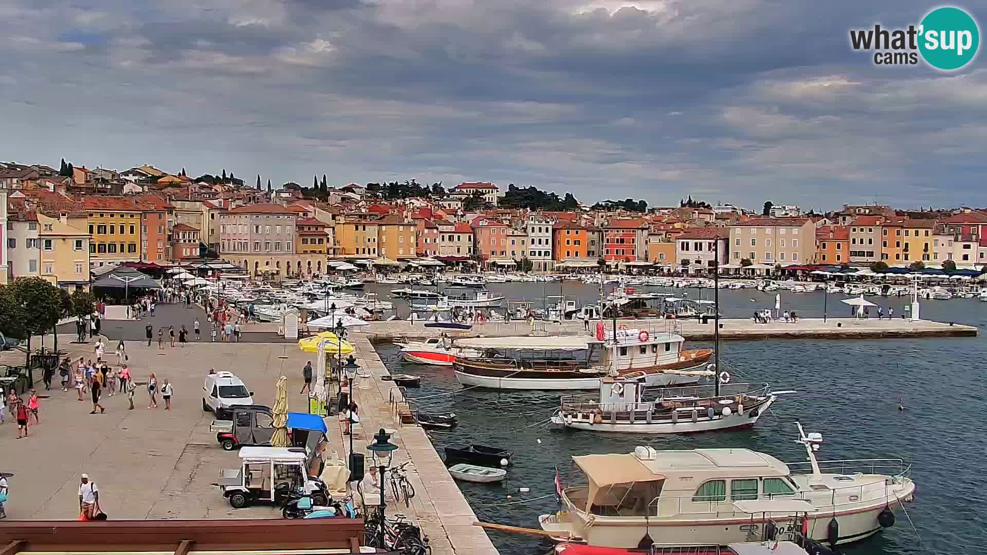 Rovinj webcam promenade and marina – Istria – Croatia