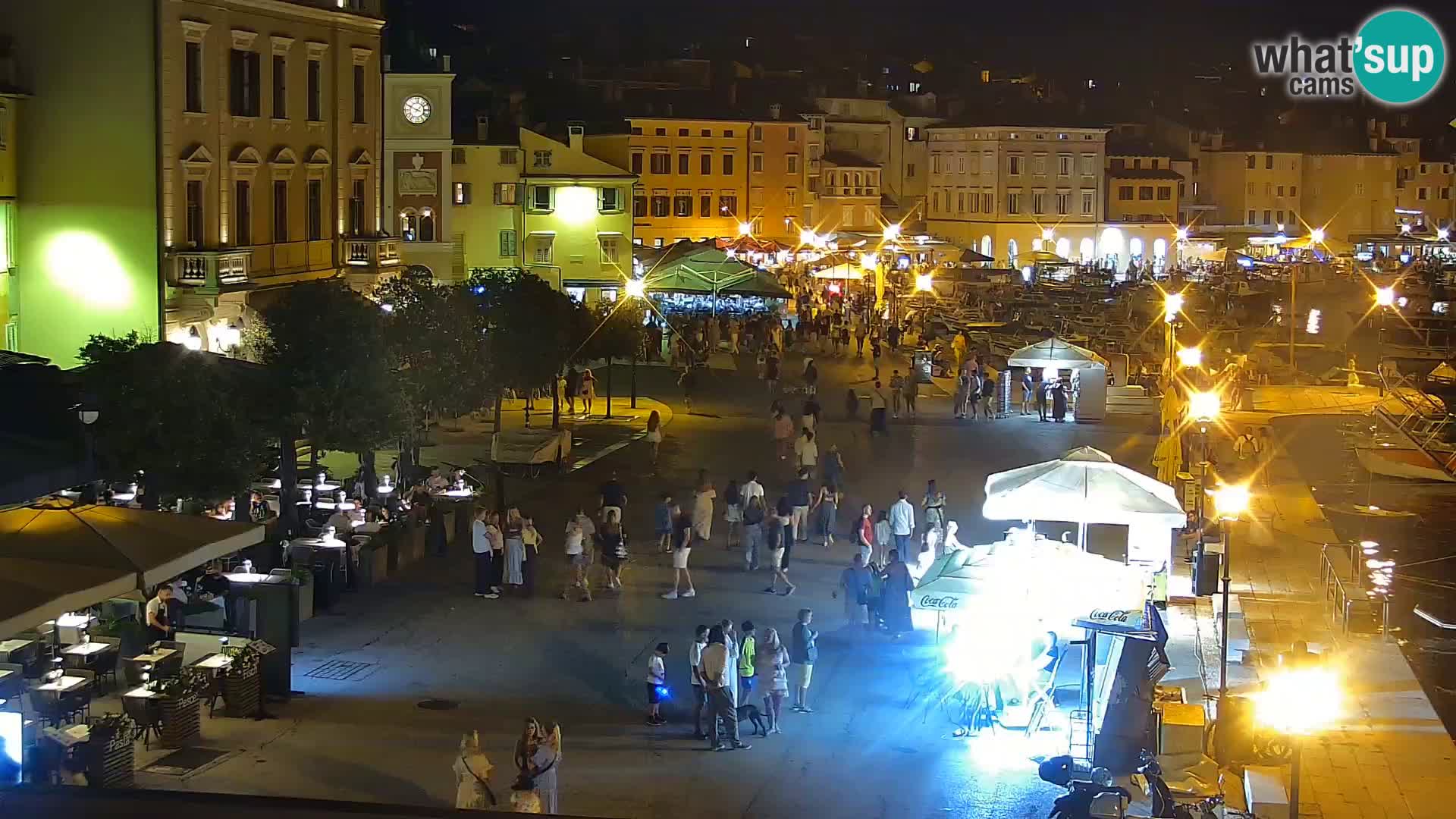 Webcam Rovigno marina | Lungomare | Rovinj Croazia