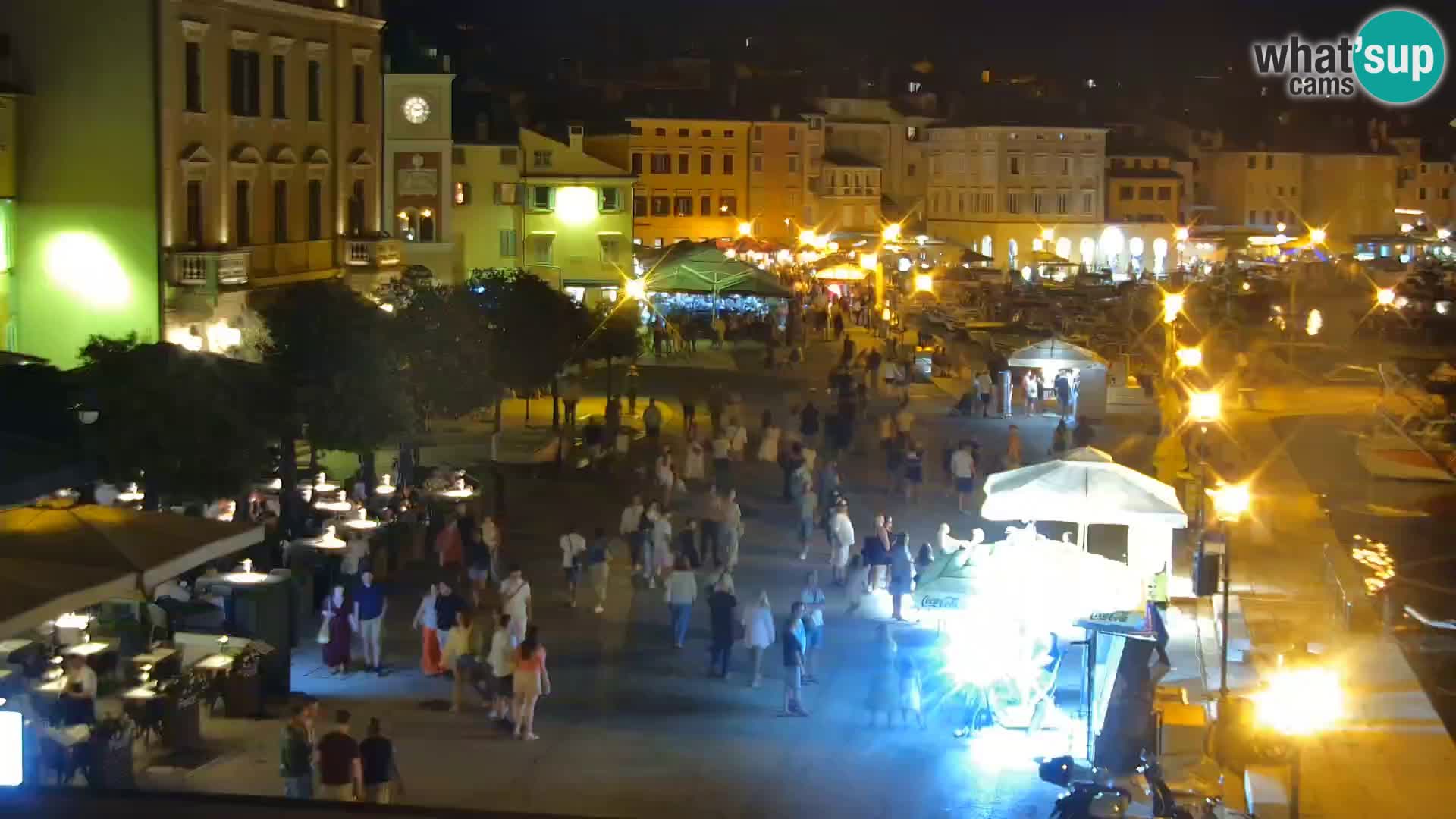 Promenade e marina en Rovinj