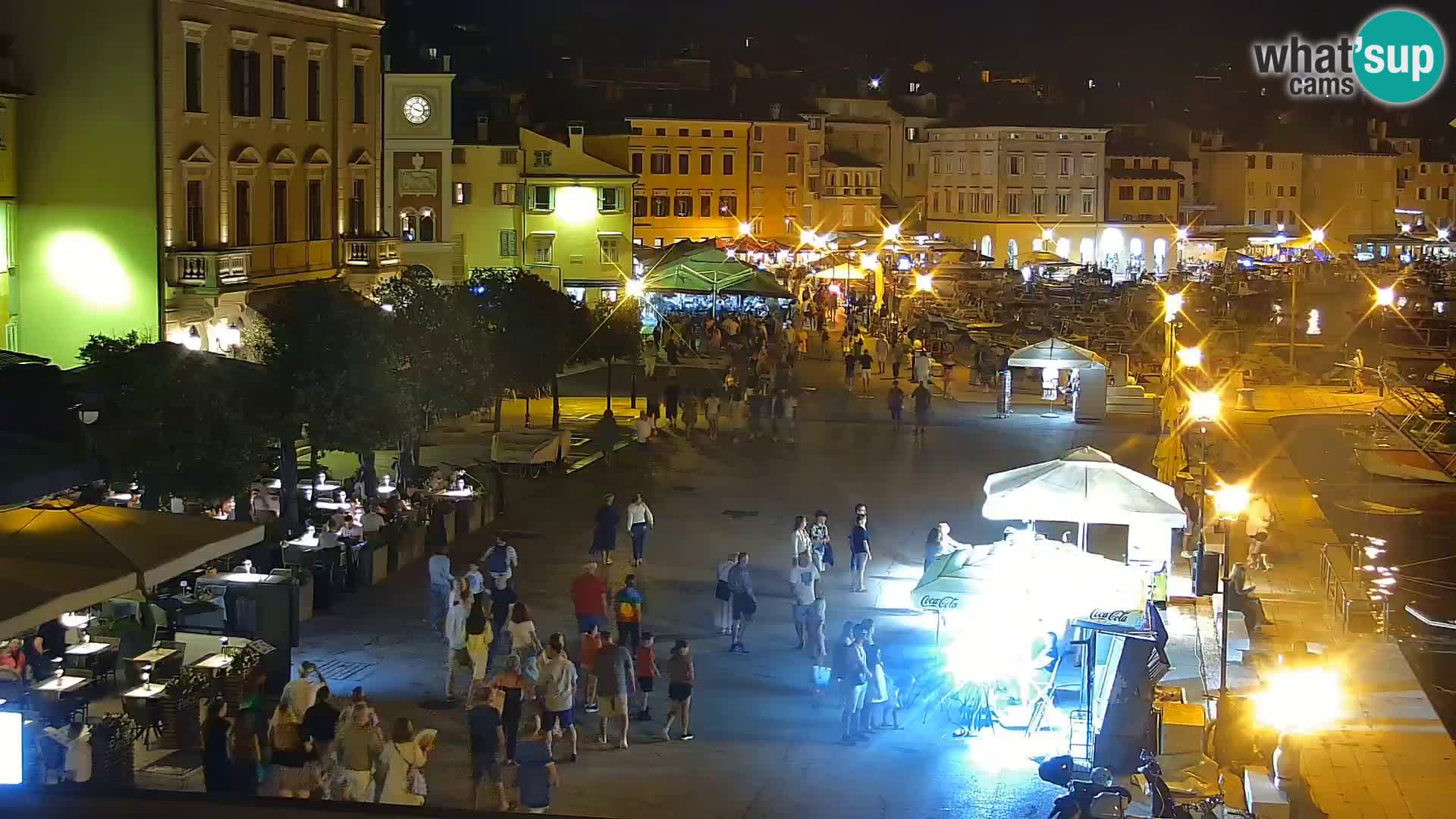 Spletna kamera Rovinj promenada in marina | Rovinj Vreme