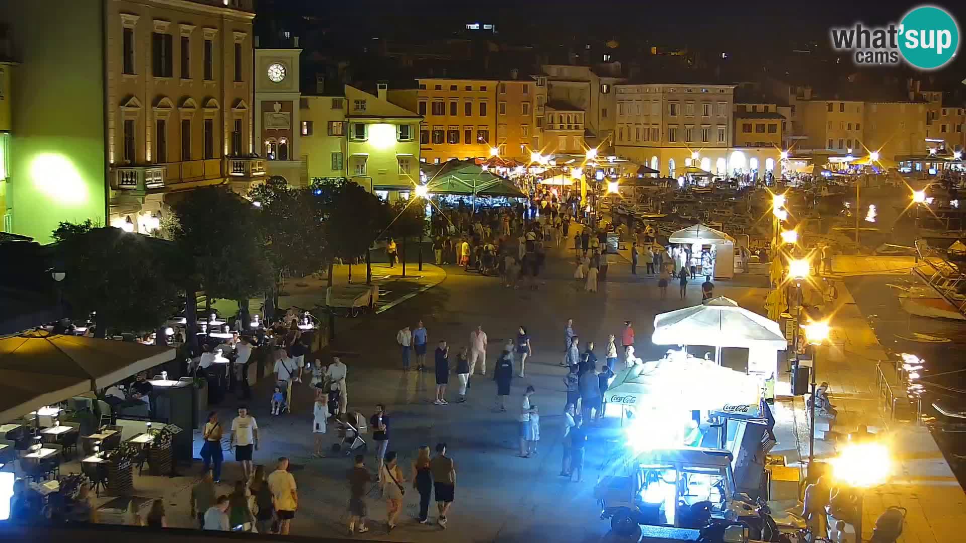 Promenade e marina a Rovinj