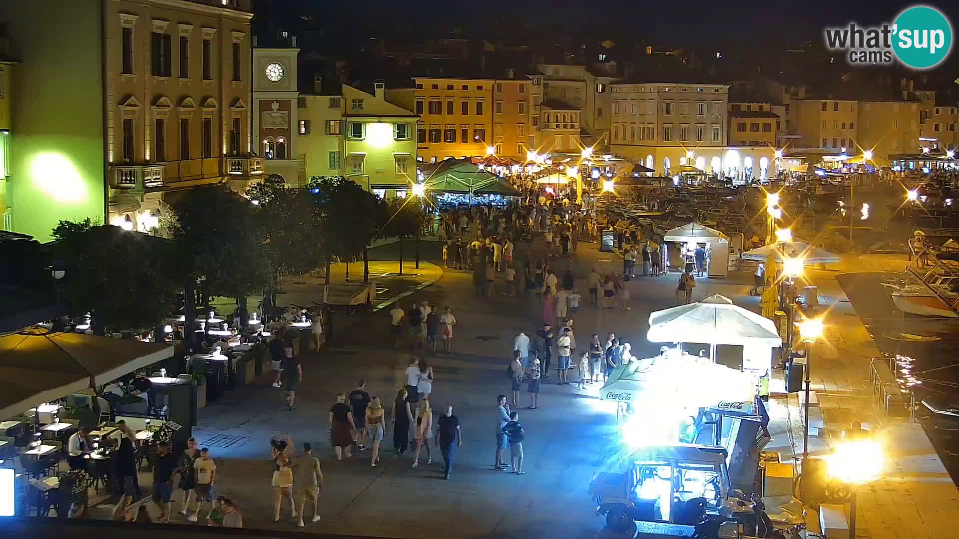 Promenade e marina en Rovinj