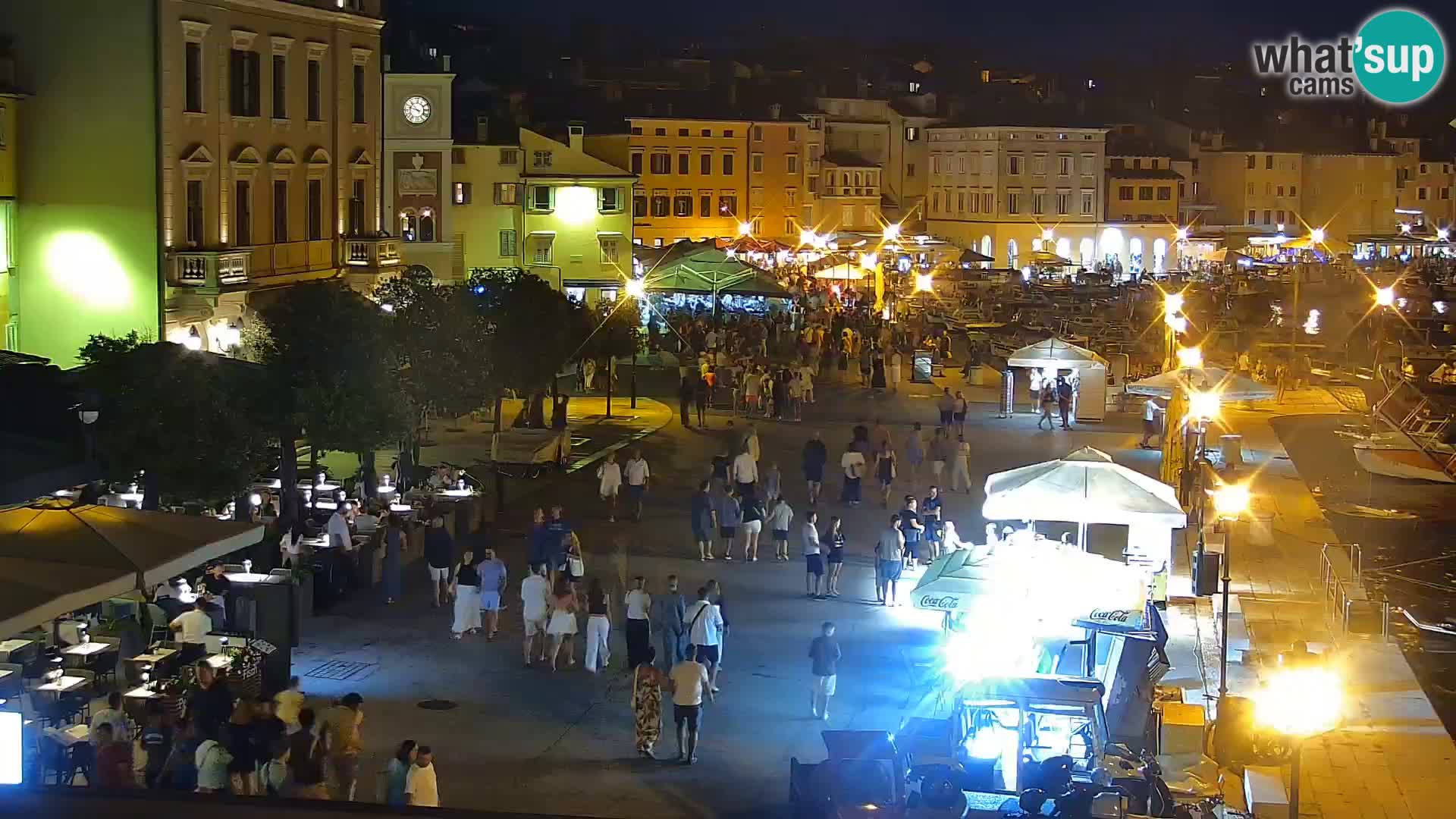 Rovinj webcam promenade and marina – Istria – Croatia