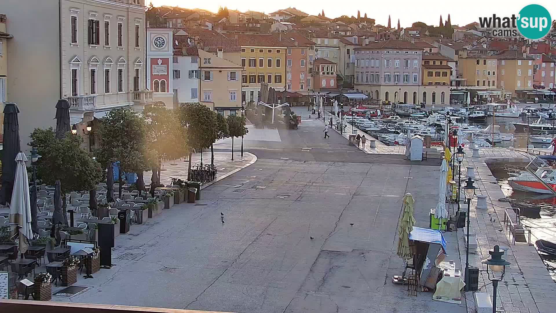 Spletna kamera Rovinj promenada in marina | Rovinj Vreme