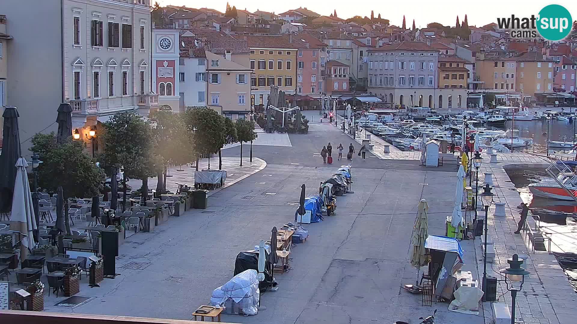 Rovinj webcam promenade and marina – Istria – Croatia