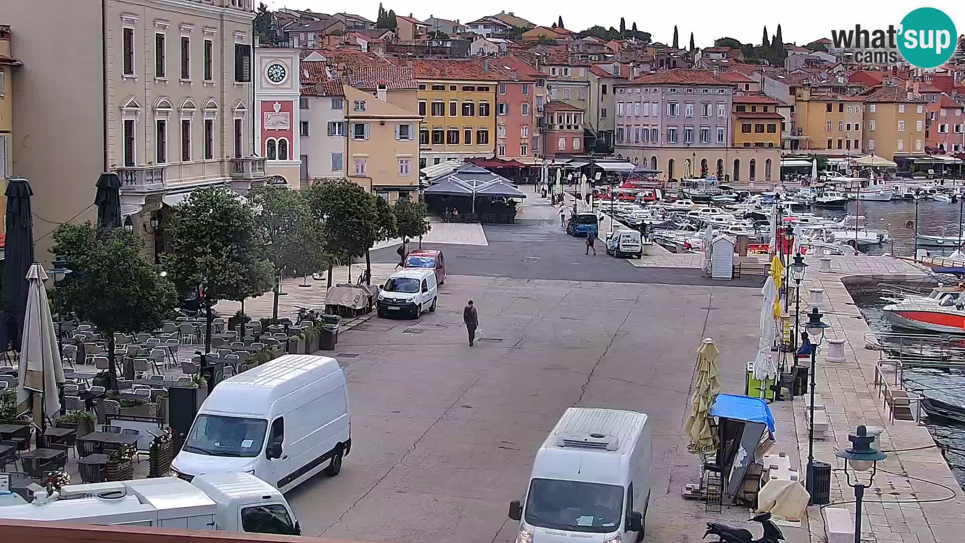 Spletna kamera Rovinj promenada in marina | Rovinj Vreme