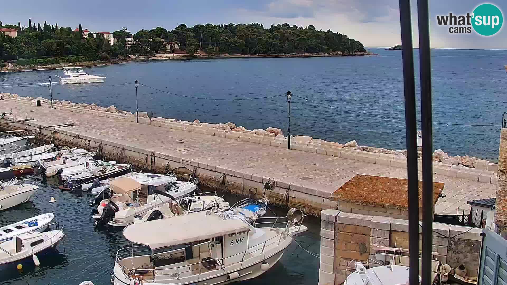 Spletna kamera Rovinj promenada in marina | Rovinj Vreme