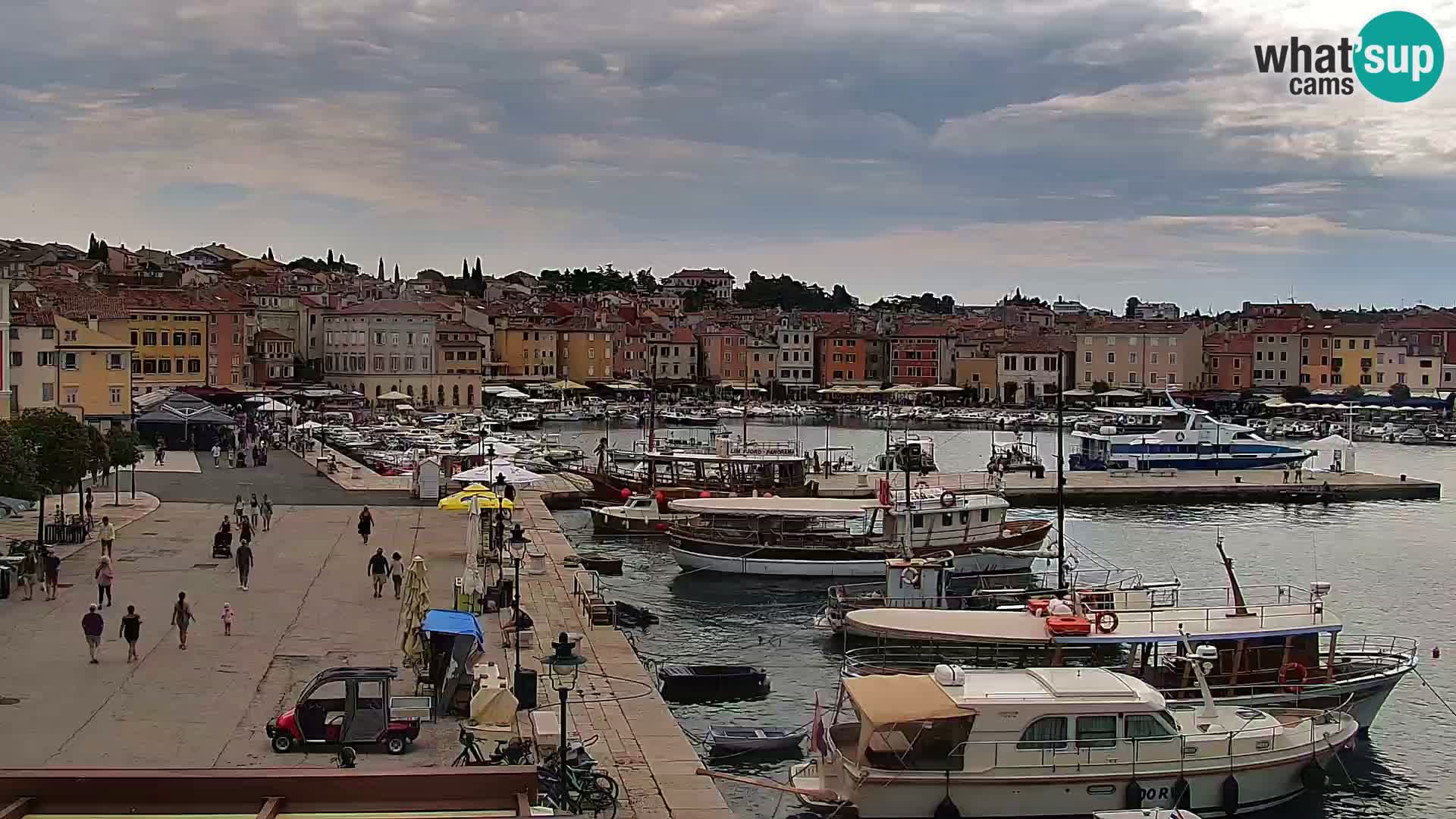 Webcam Rovigno marina | Lungomare | Rovinj Croazia