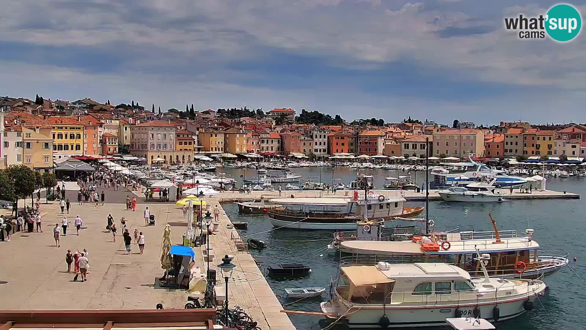 Promenade e marina a Rovinj
