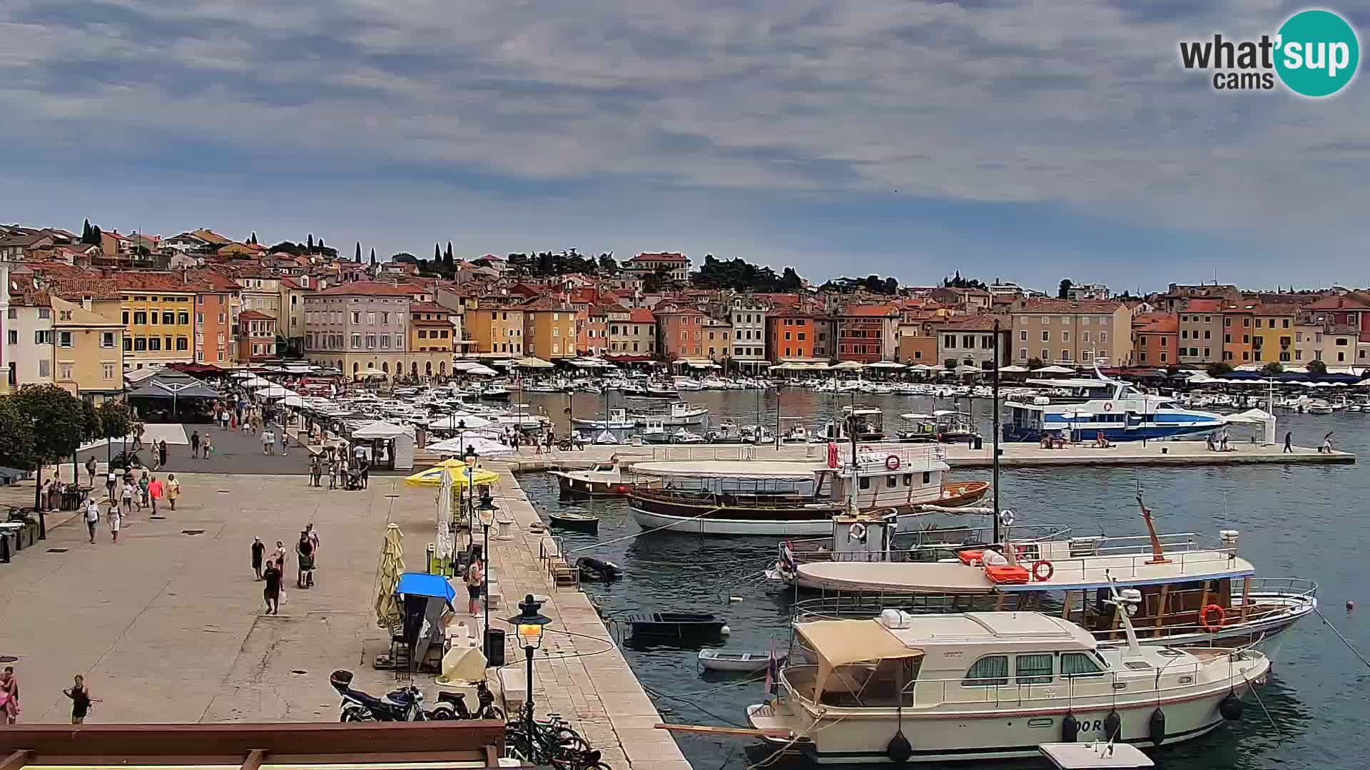 Promenade e marina a Rovinj