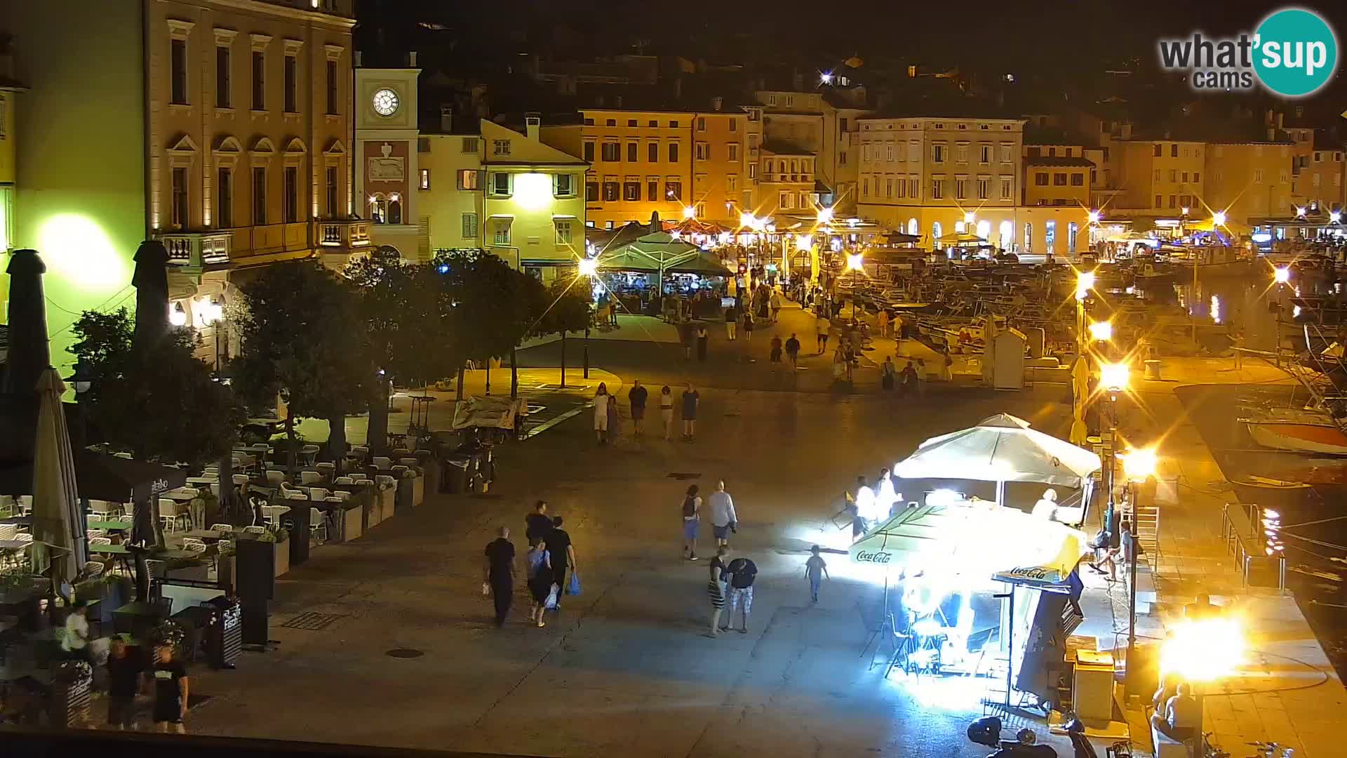 Rovinj webcam promenade and marina – Istria – Croatia