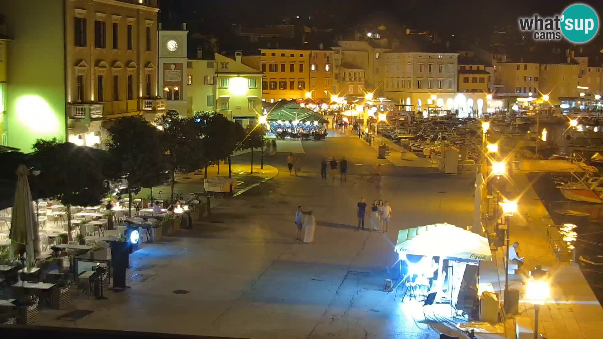 Rovinj webcam promenade and marina – Istria – Croatia