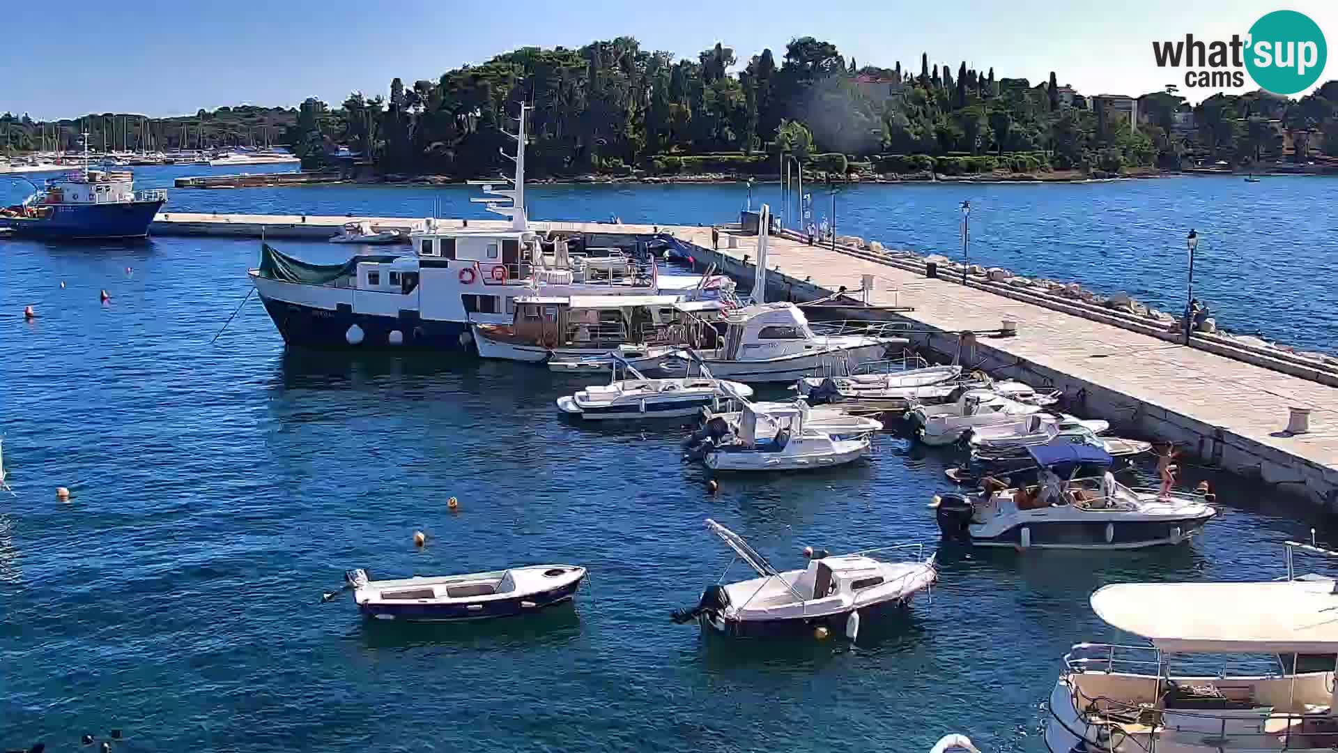 Spletna kamera Rovinj promenada in marina | Rovinj Vreme