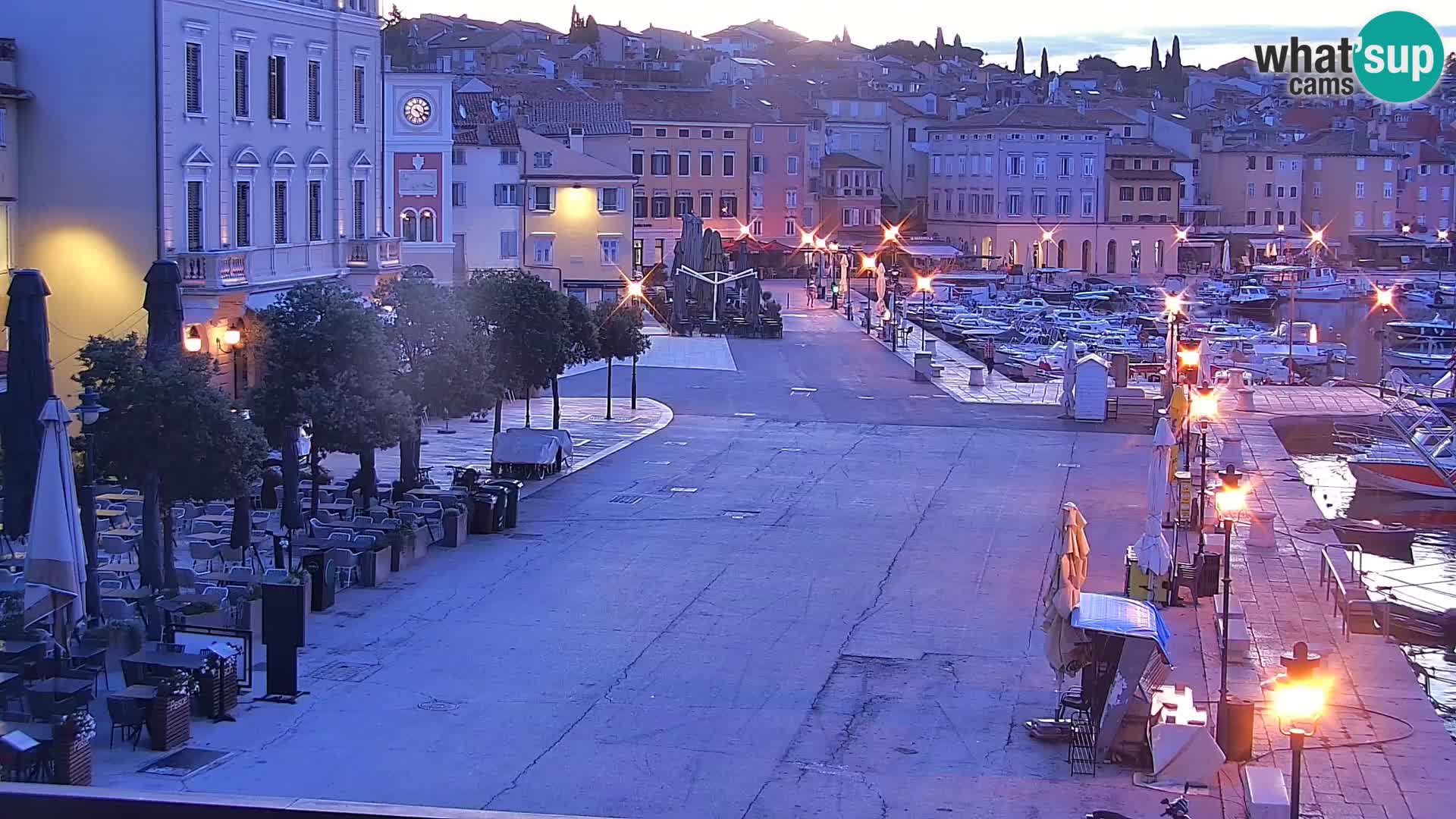 Rovinj webcam promenade and marina – Istria – Croatia