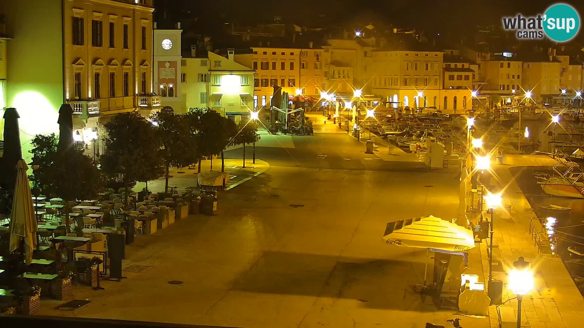 Promenade e marina a Rovinj
