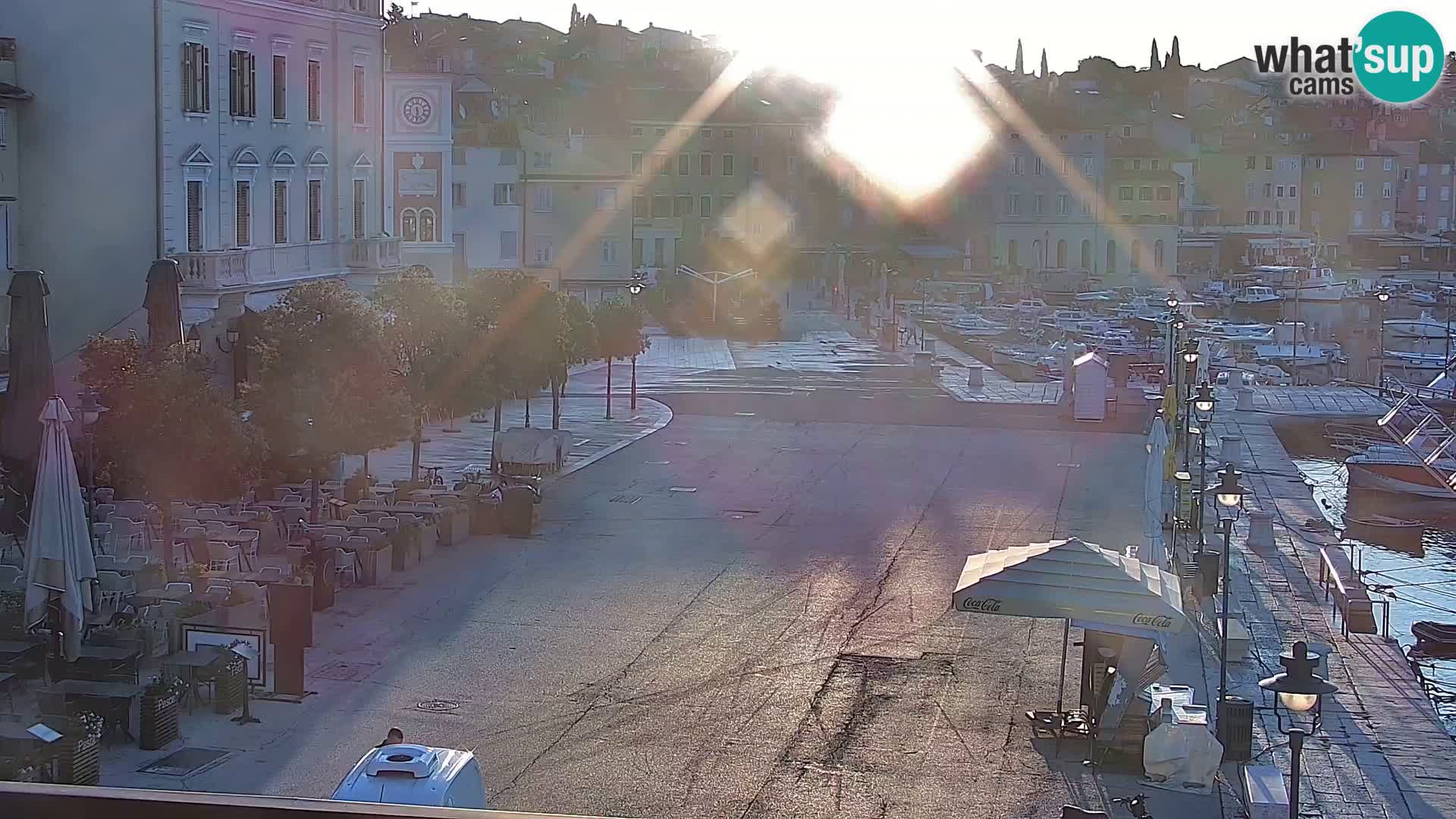 Webcam Rovigno marina | Lungomare | Rovinj Croazia