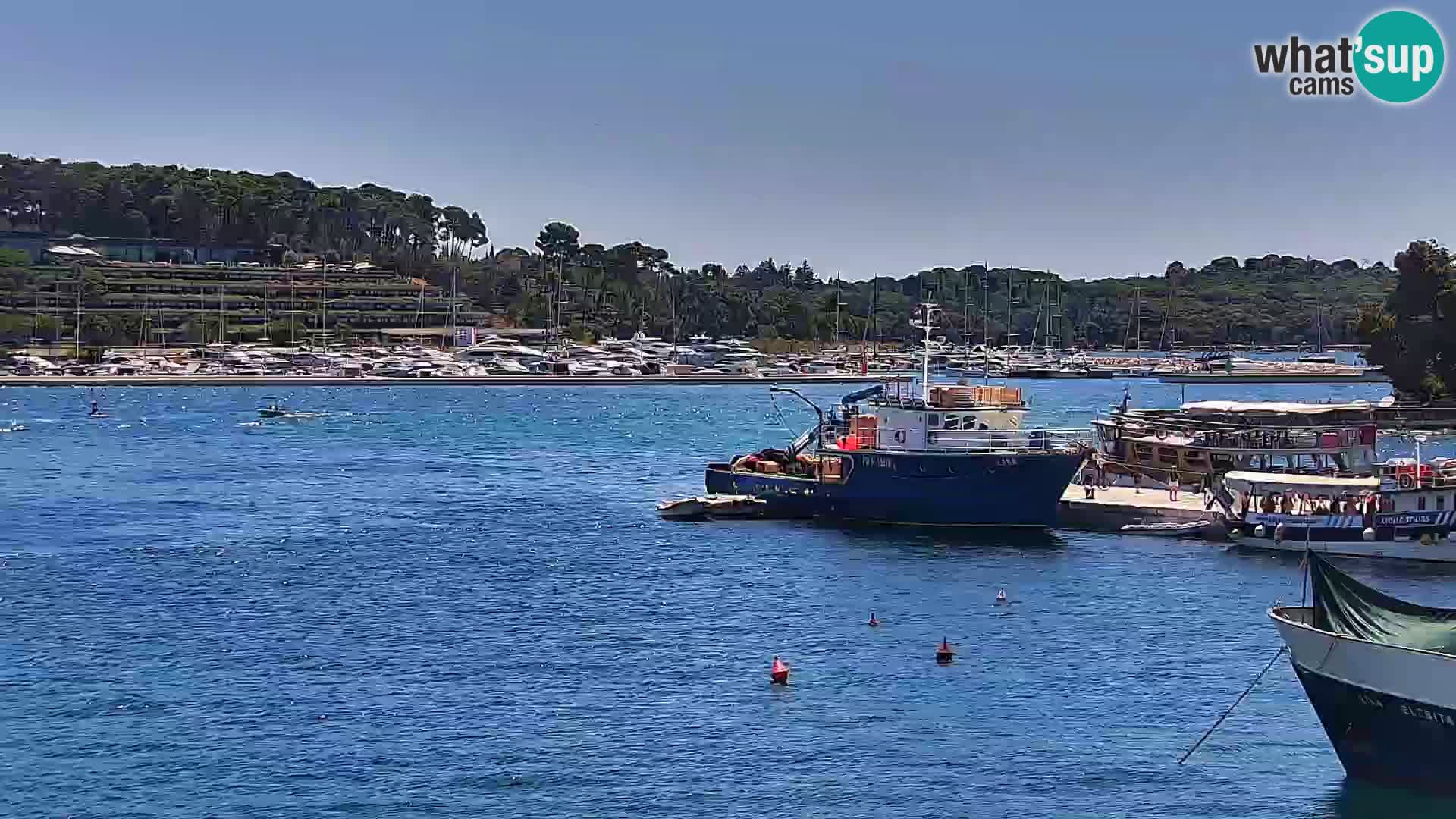 Promenade e marina a Rovinj