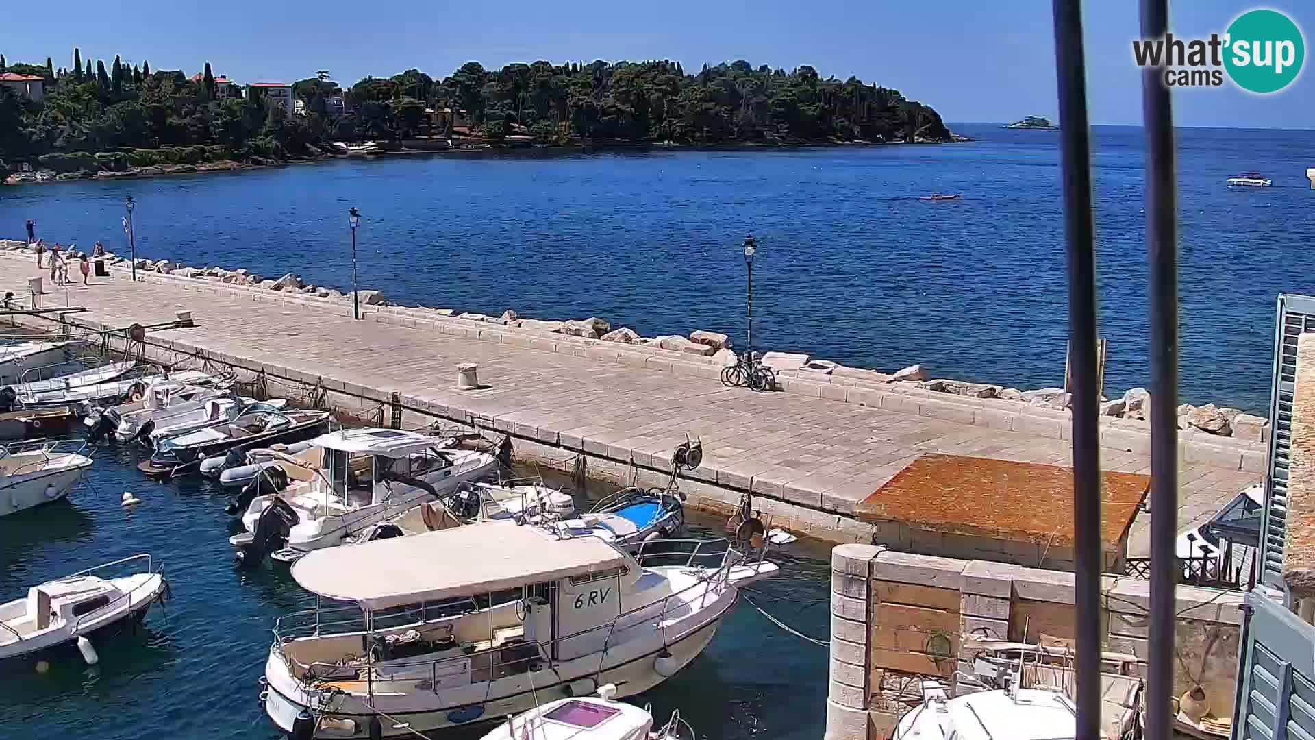 Promenade e marina a Rovinj
