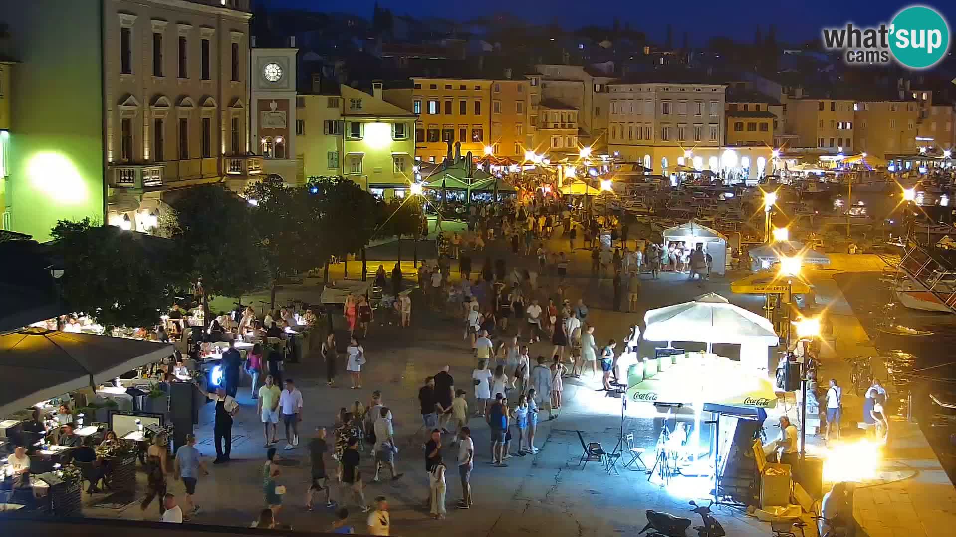 Rovinj webcam promenade and marina – Istria – Croatia