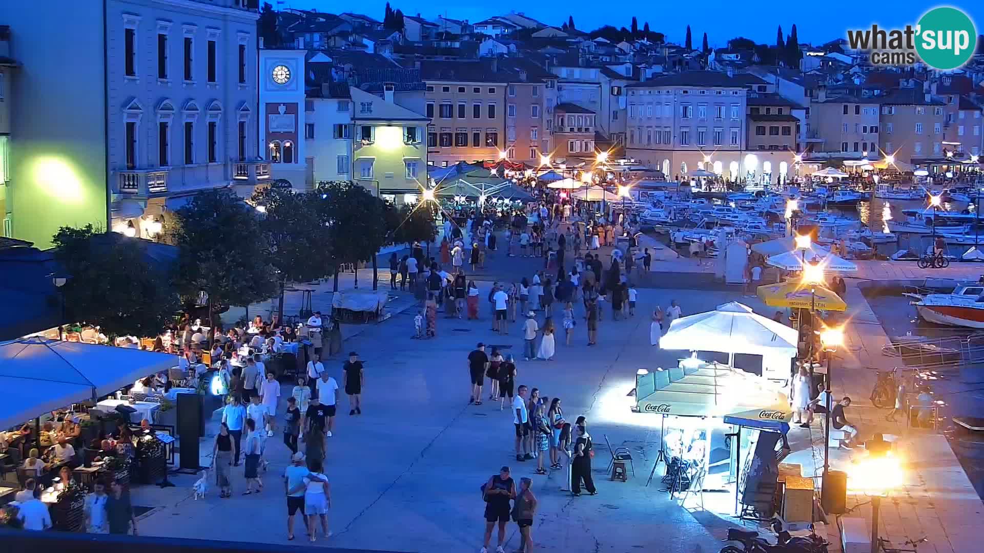 Rovinj webcam promenade and marina – Istria – Croatia