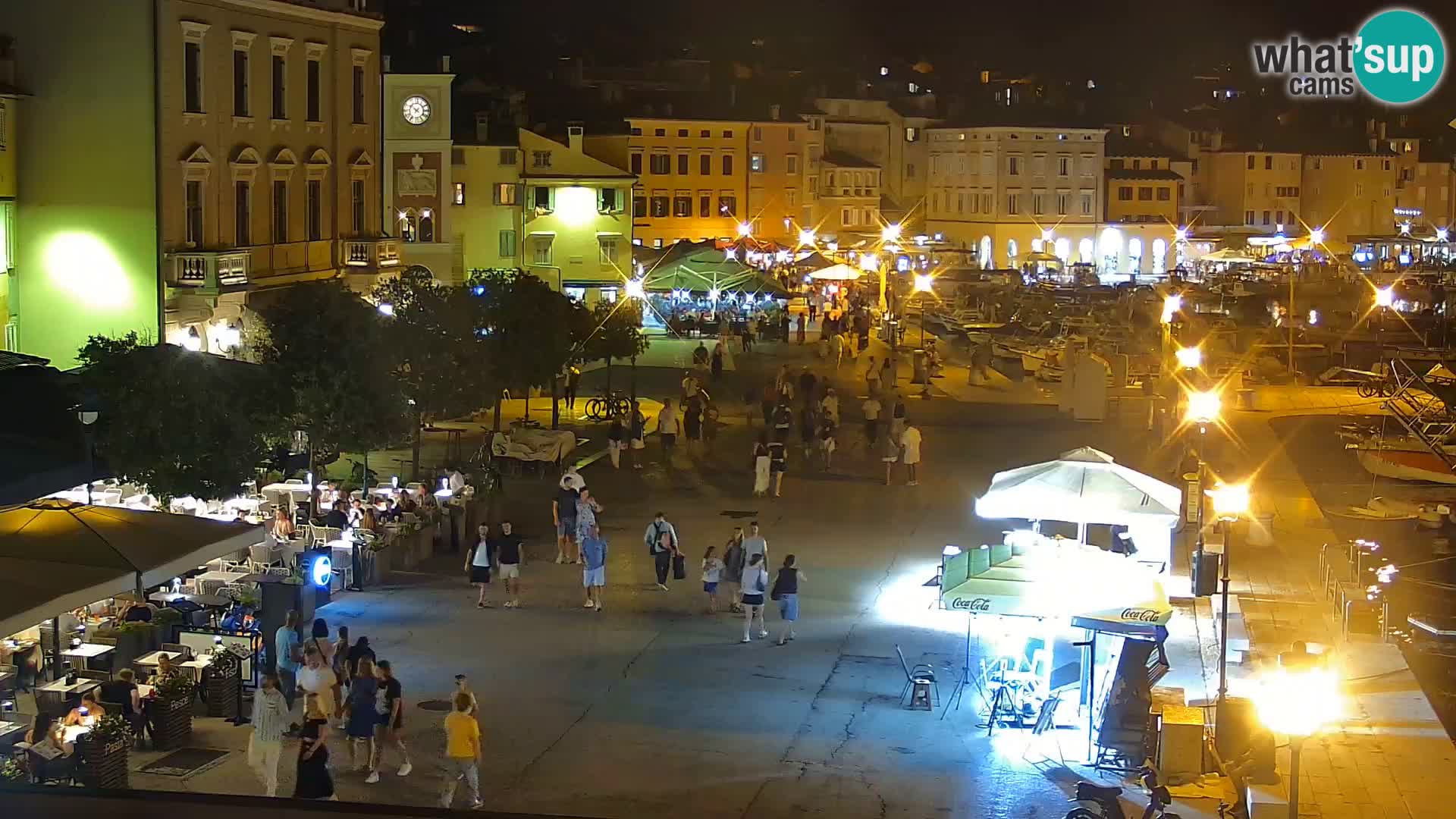 Rovinj webcam promenade and marina – Istria – Croatia