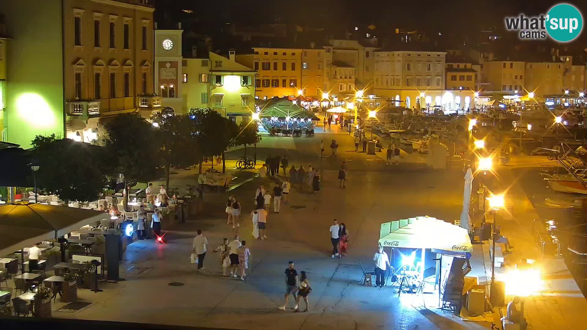 Rovinj webcam promenade and marina – Istria – Croatia