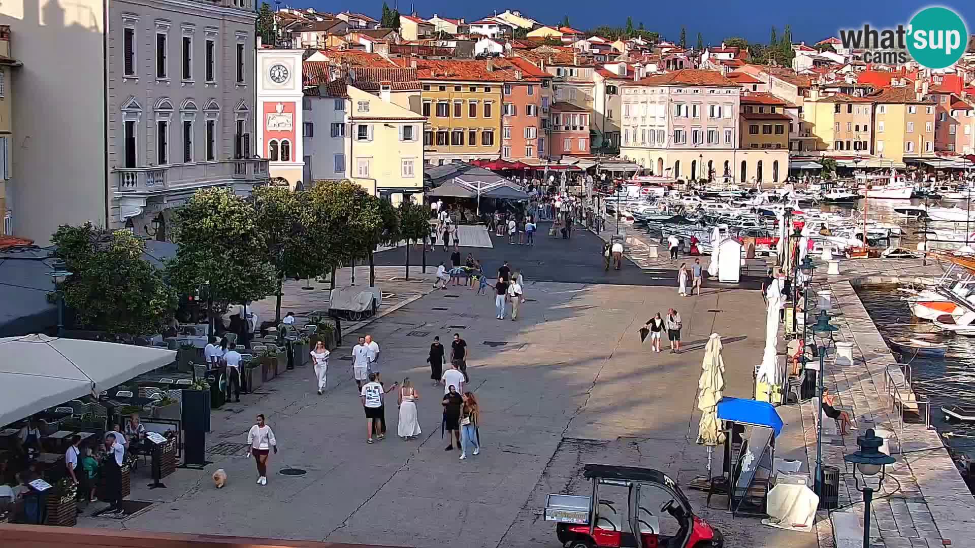 Webcam Rovigno marina | Lungomare | Rovinj Croazia