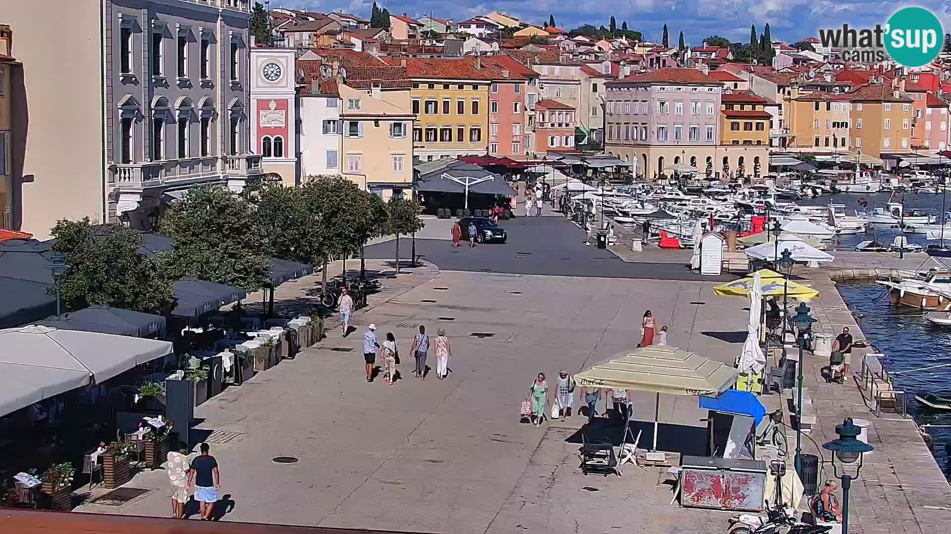 Rovinj webcam promenade and marina – Istria – Croatia