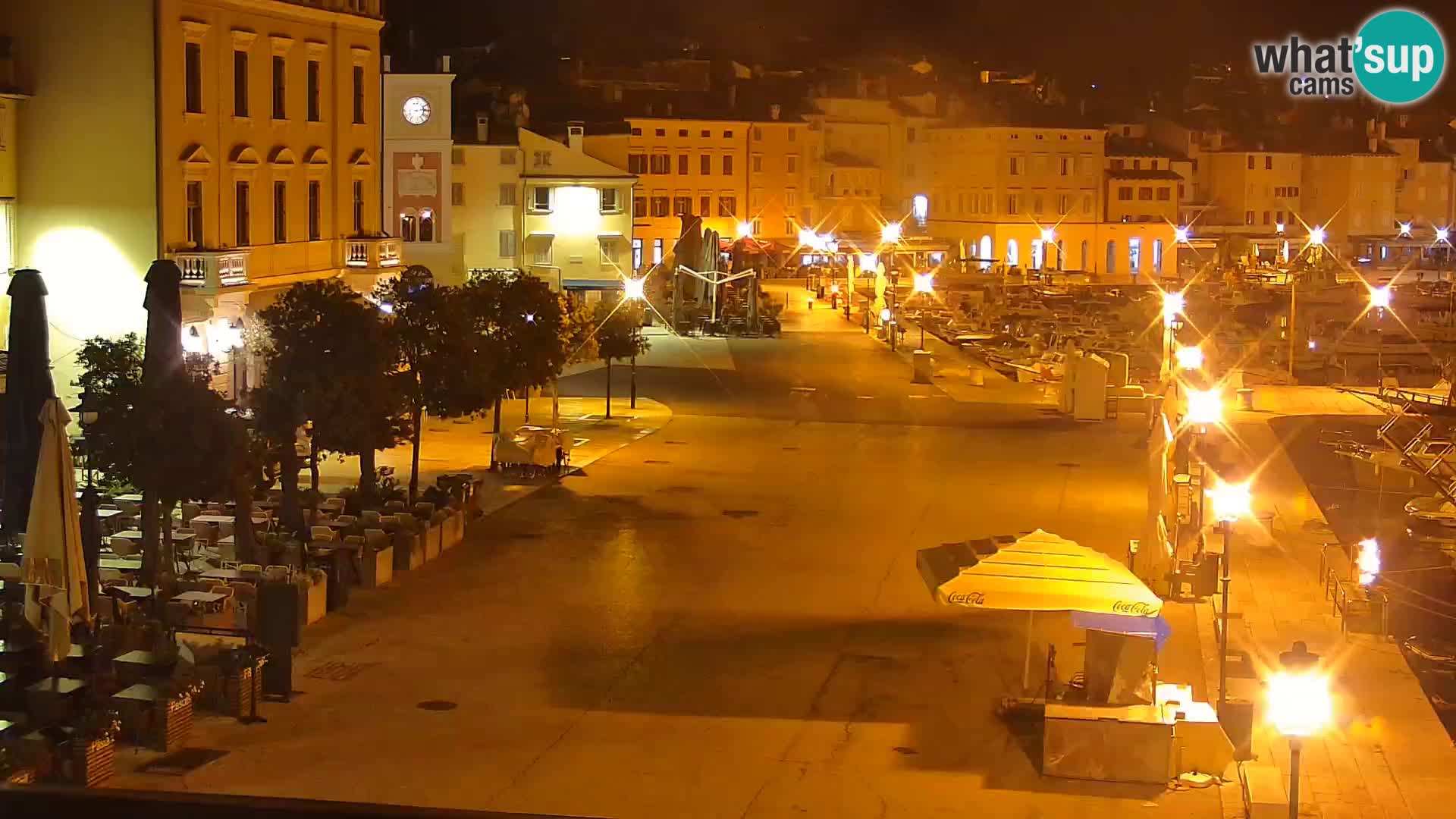 Promenade e marina a Rovinj