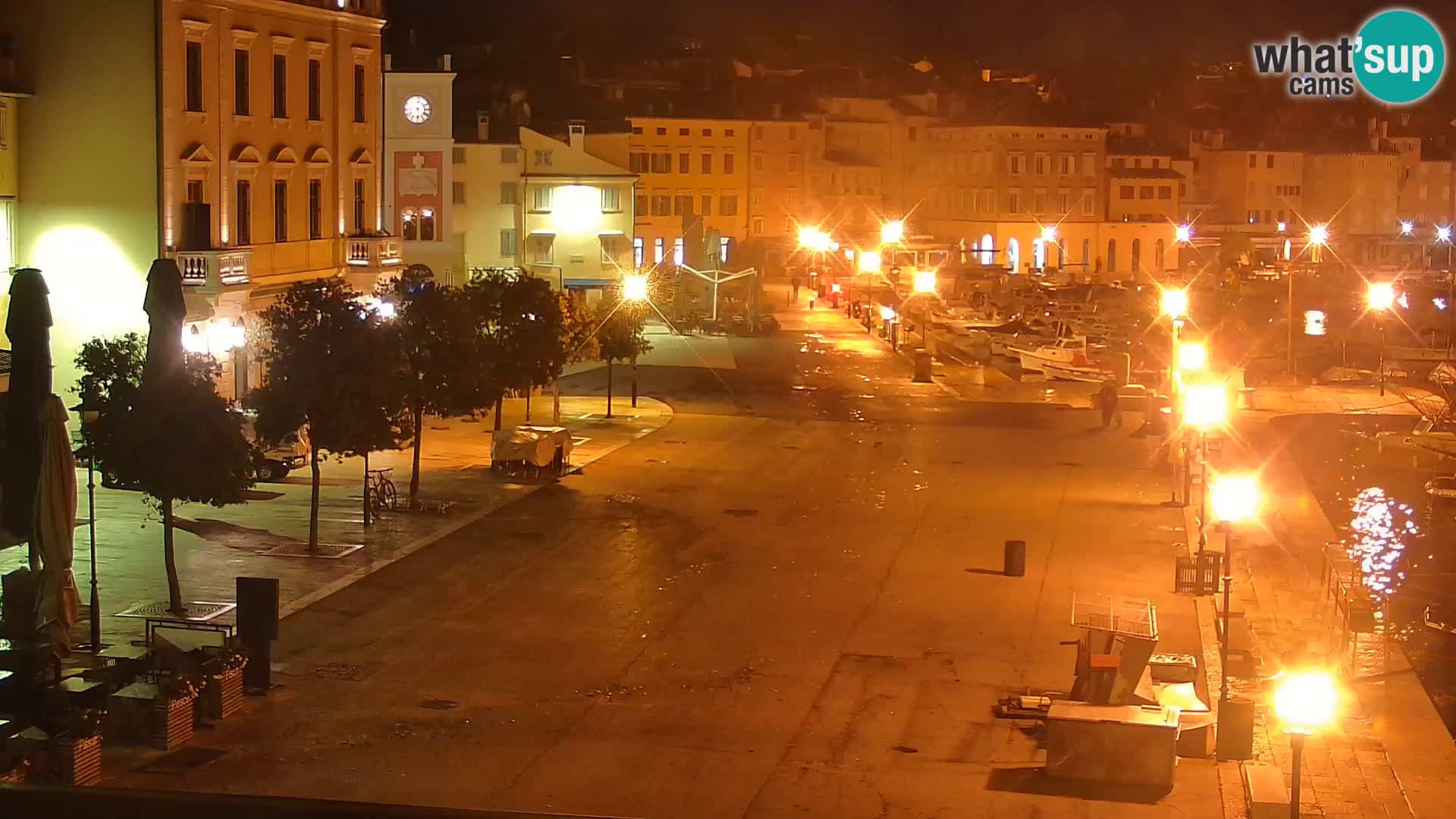 Promenade e marina en Rovinj