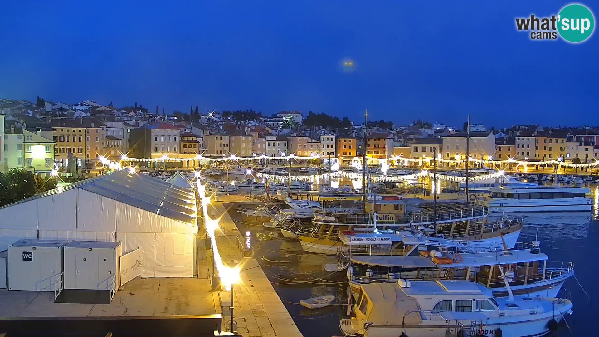 Rovinj webcam promenade and marina – Istria – Croatia