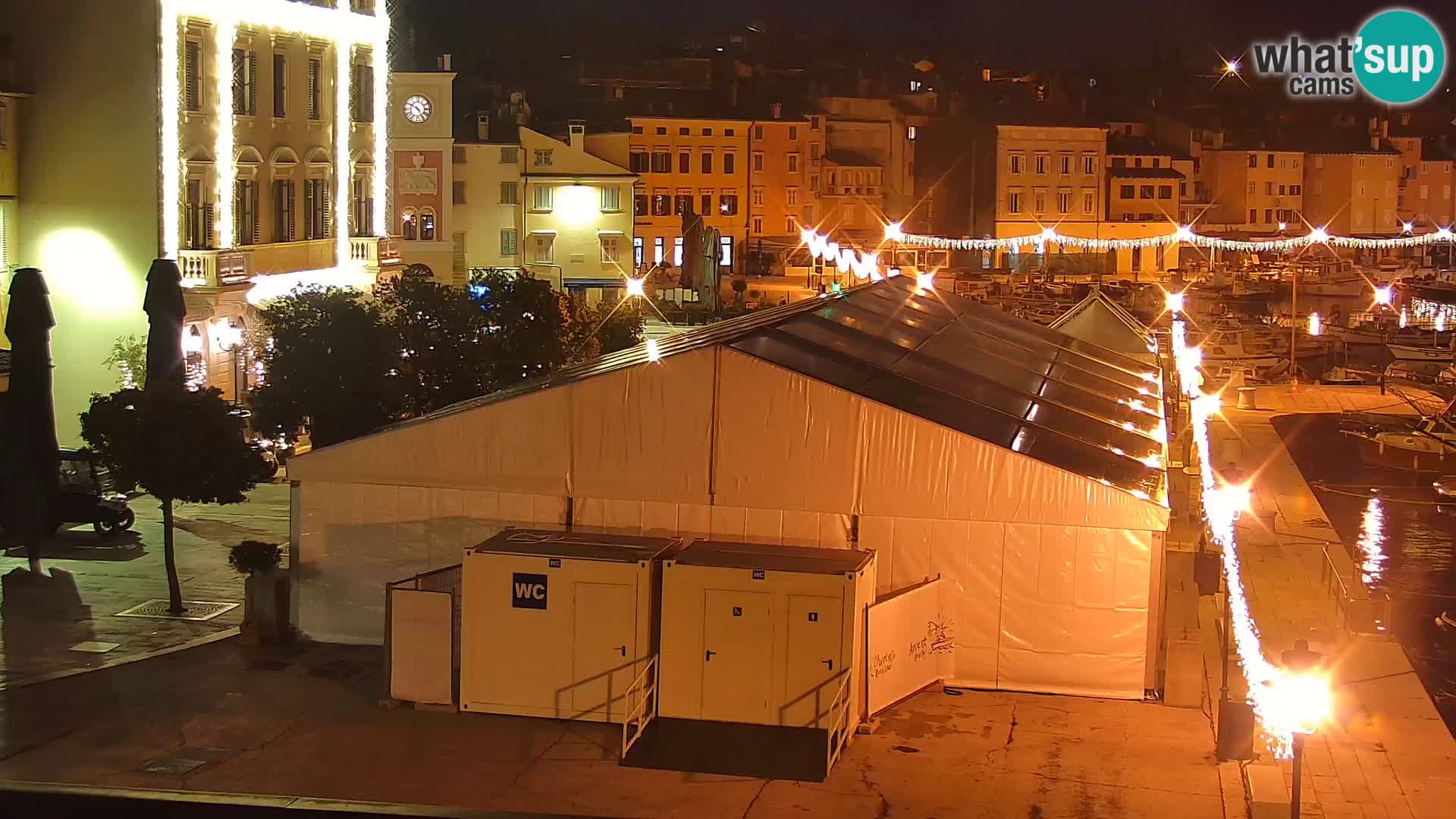 Spletna kamera Rovinj promenada in marina | Rovinj Vreme