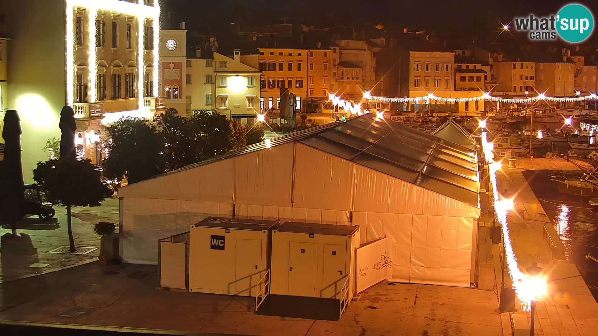 Spletna kamera Rovinj promenada in marina | Rovinj Vreme