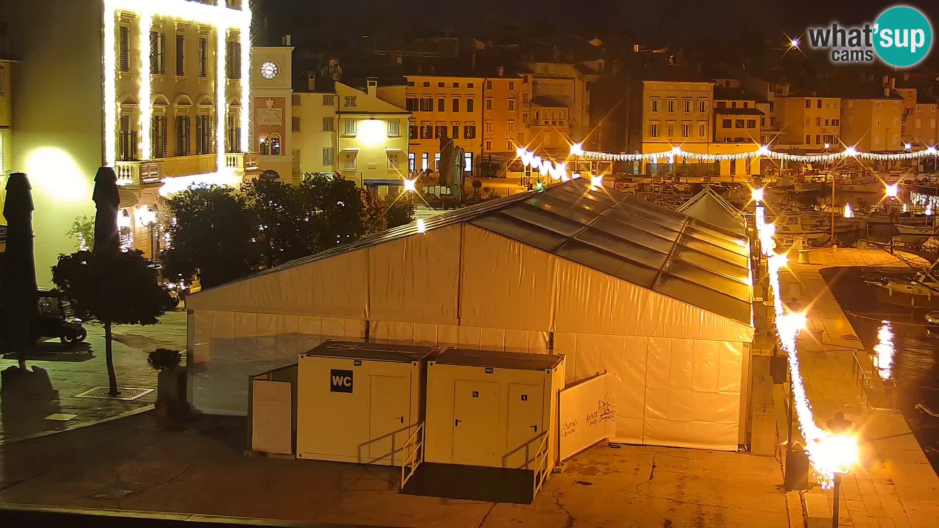 Promenade e marina en Rovinj