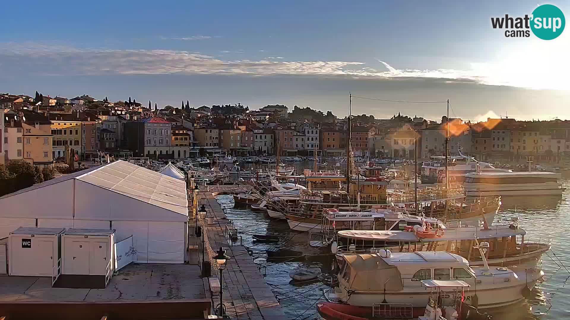 Promenada i marina u Rovinju