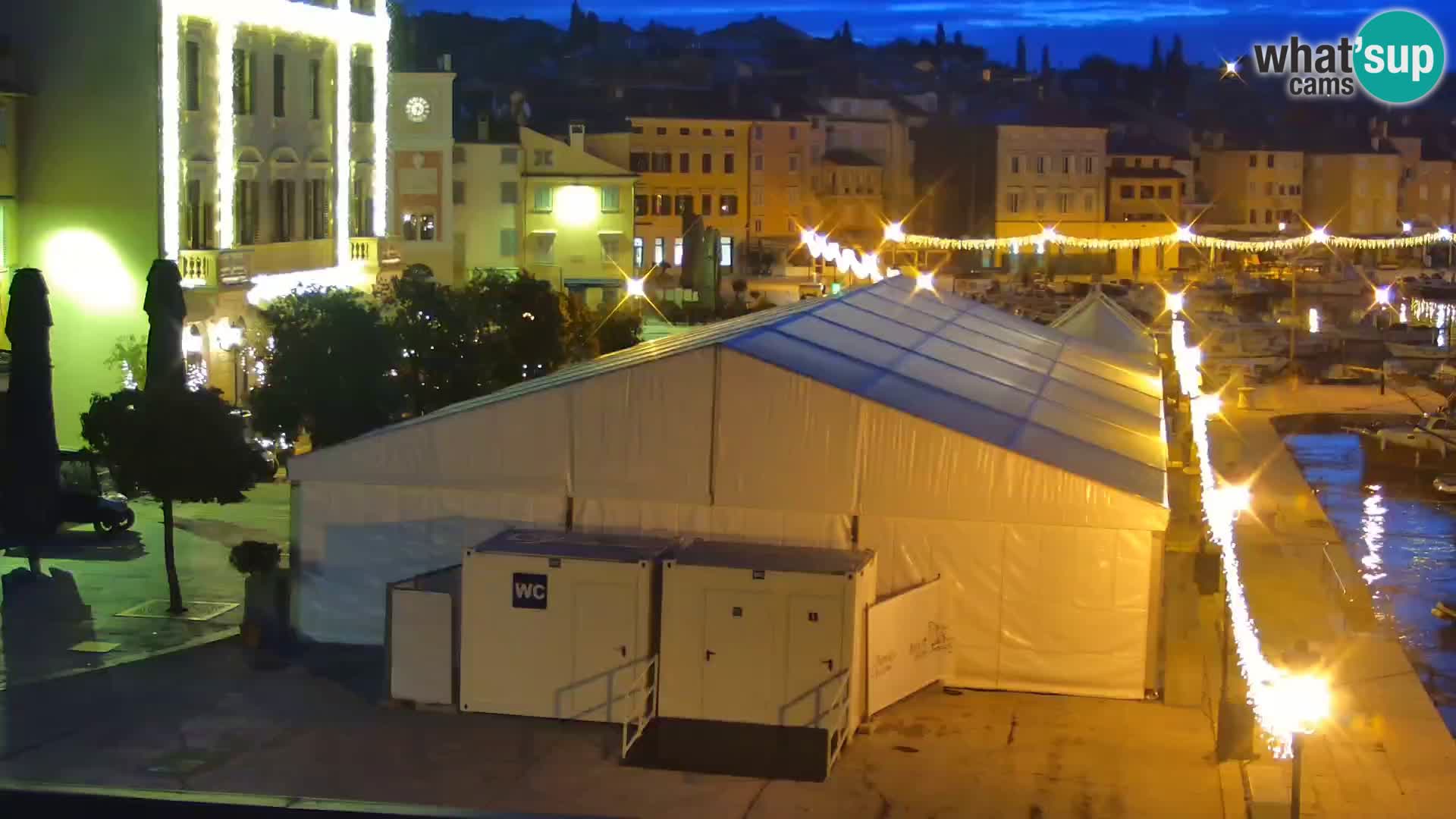 Rovinj webcam promenade and marina – Istria – Croatia