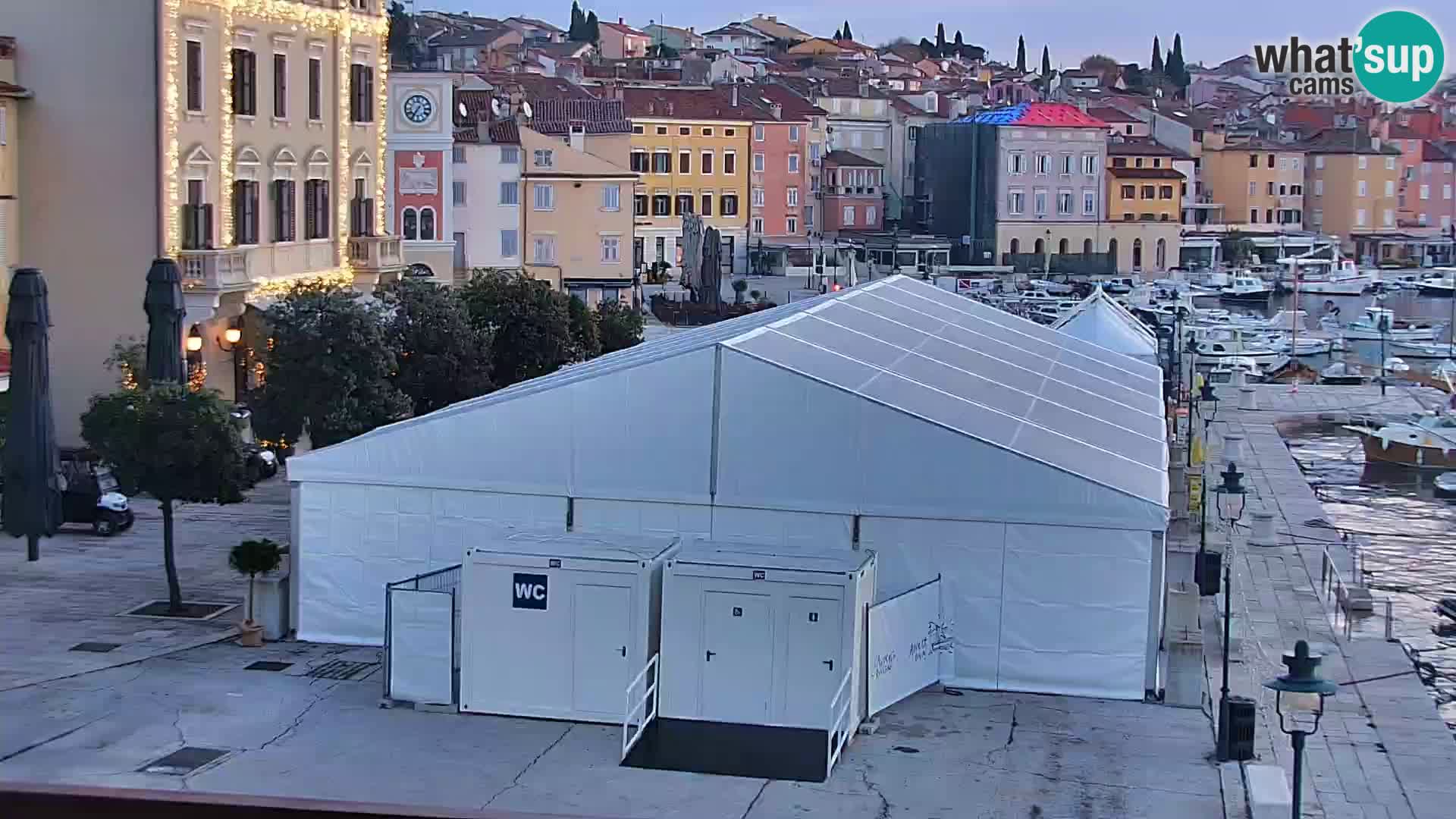 Webcam Rovigno marina | Lungomare | Rovinj Croazia