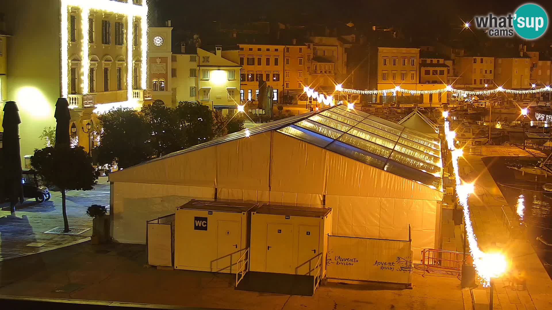 Rovinj webcam promenade and marina – Istria – Croatia