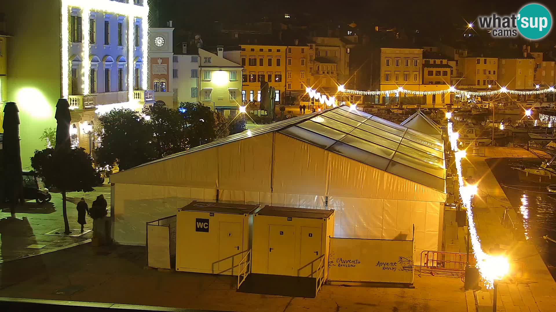 Spletna kamera Rovinj promenada in marina | Rovinj Vreme