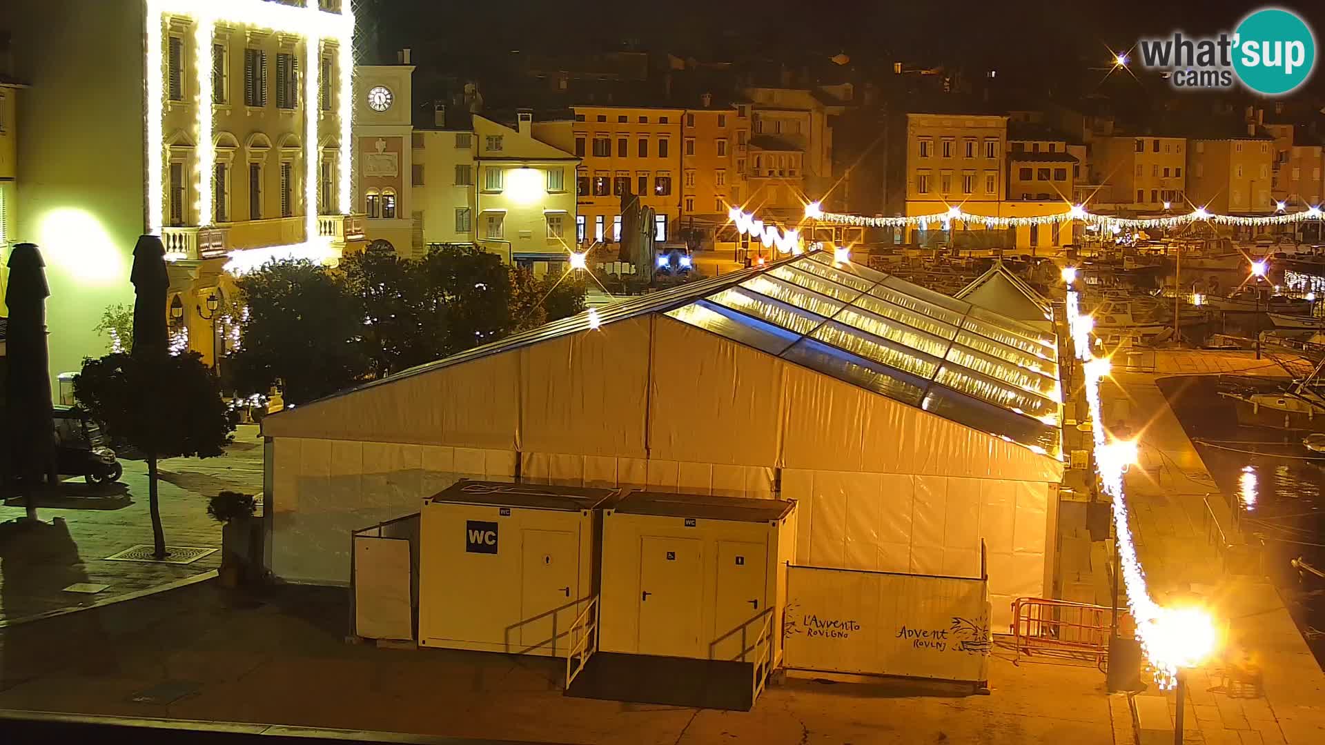 Promenade e marina a Rovinj