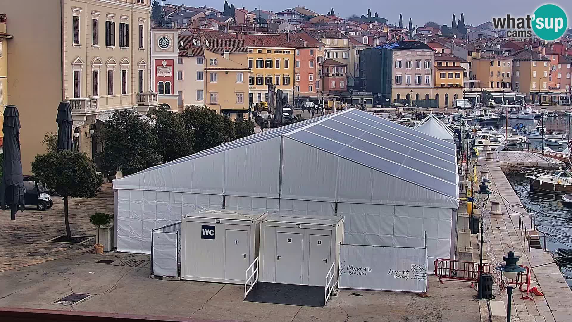 Rovinj webcam promenade and marina – Istria – Croatia
