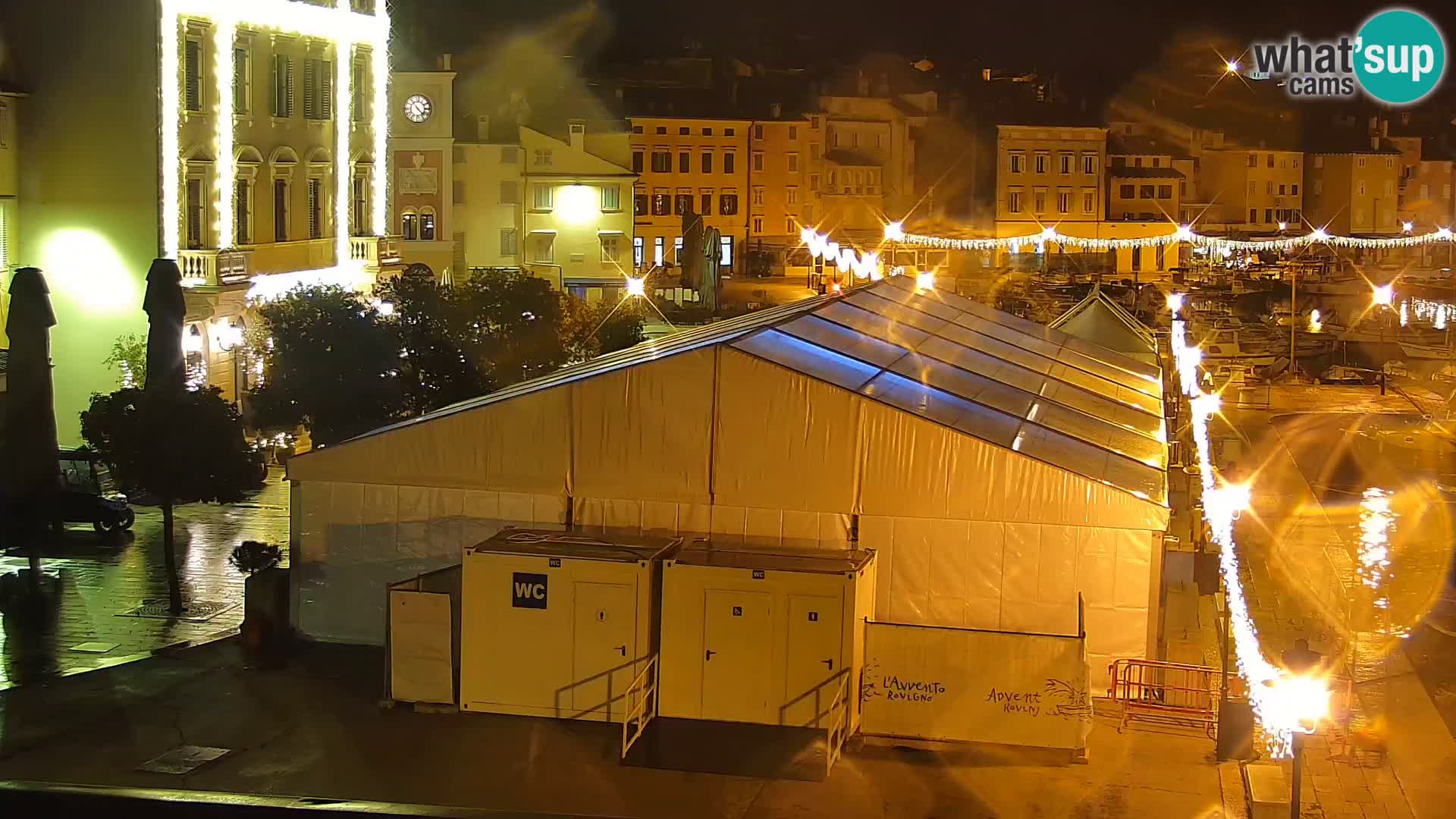 Promenade e marina a Rovinj