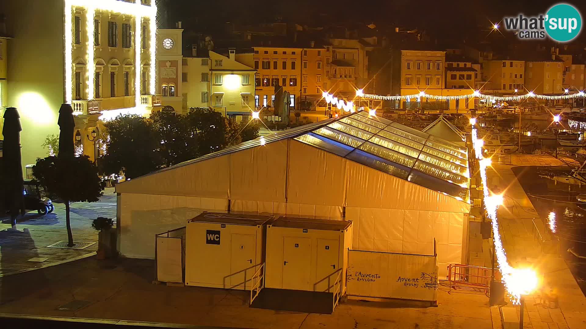 Promenade e marina en Rovinj
