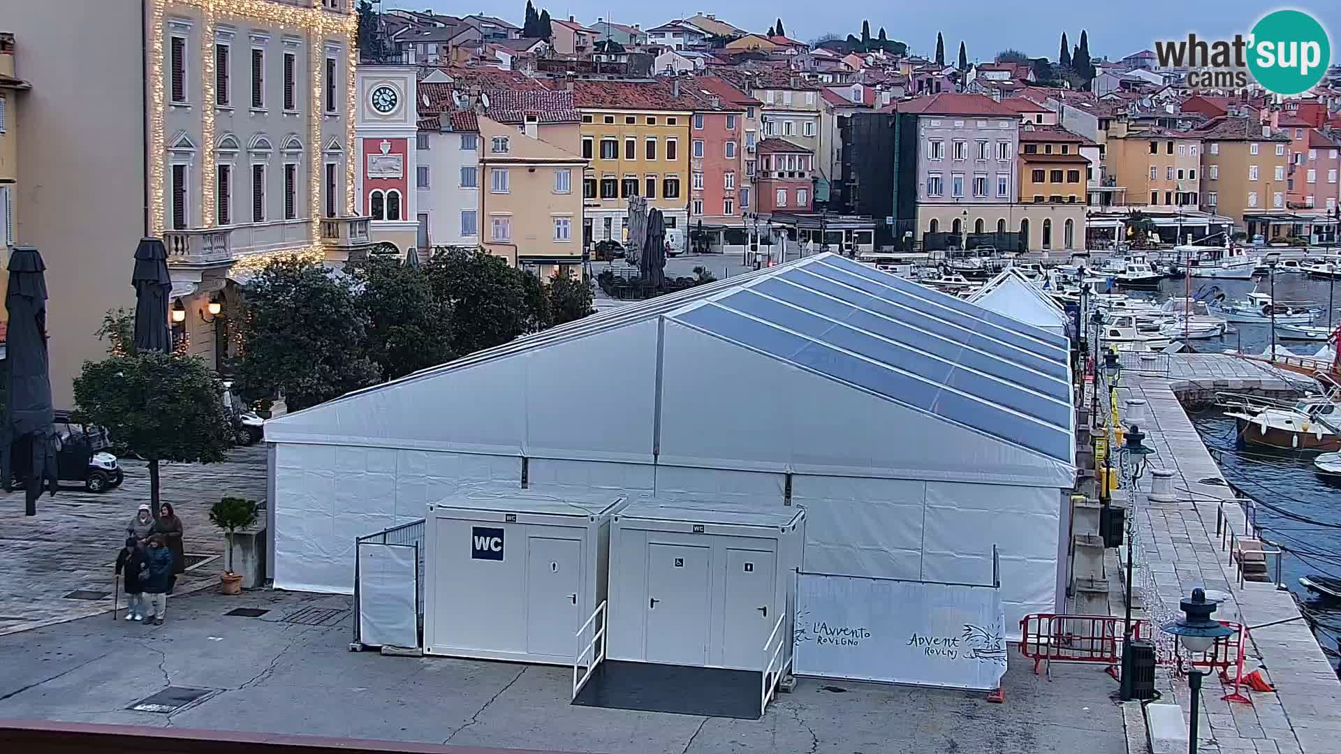 Webcam Rovigno marina | Lungomare | Rovinj Croazia