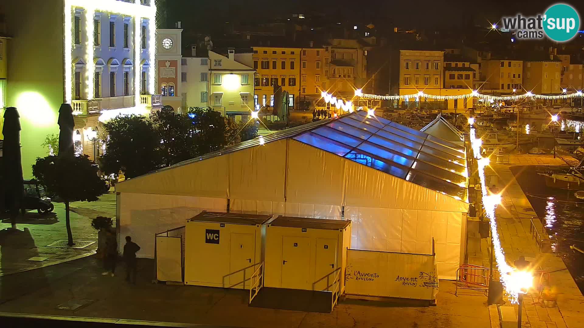 Spletna kamera Rovinj promenada in marina | Rovinj Vreme