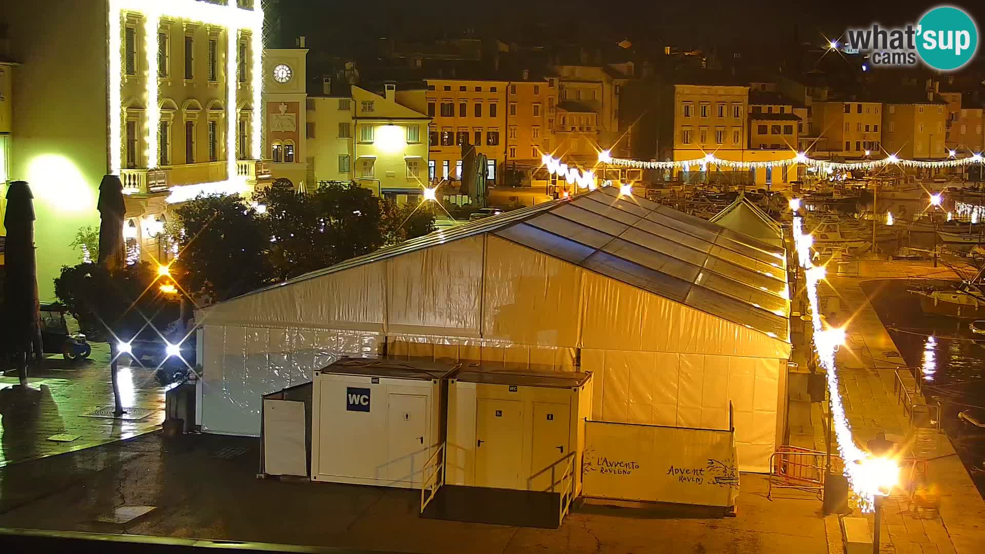 Promenade e marina en Rovinj