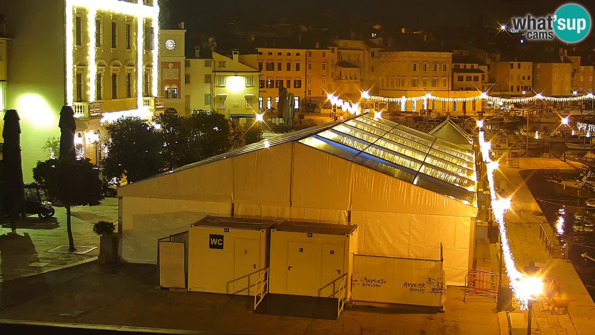 Promenade e marina a Rovinj