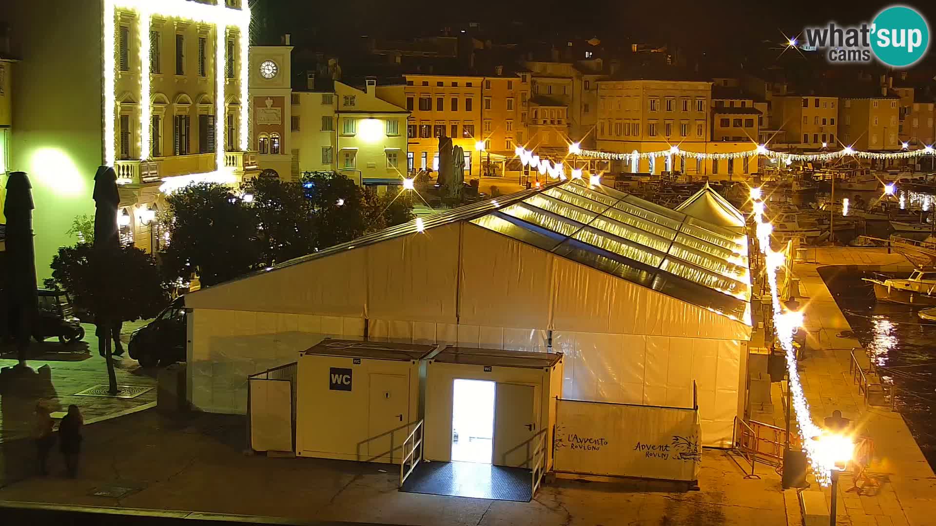 Promenade e marina a Rovinj