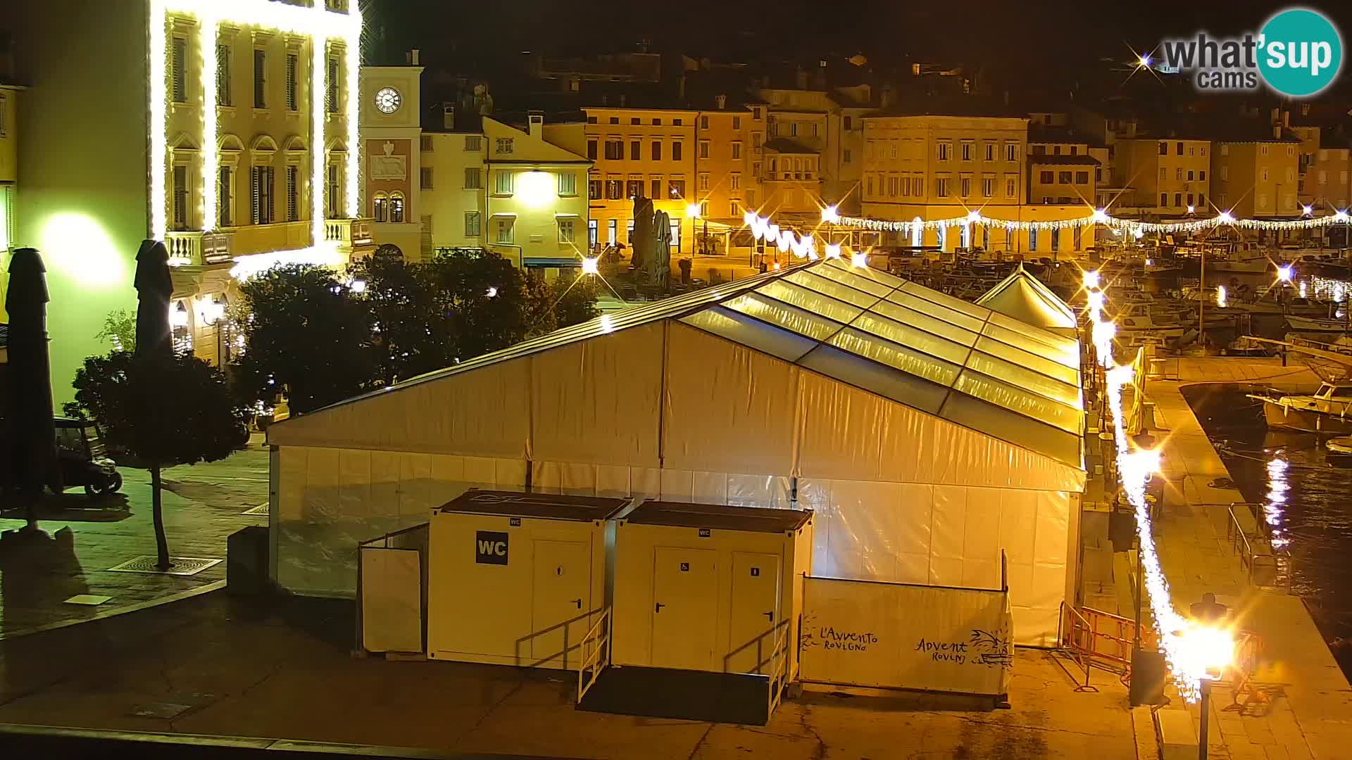 Rovinj webcam promenade and marina – Istria – Croatia