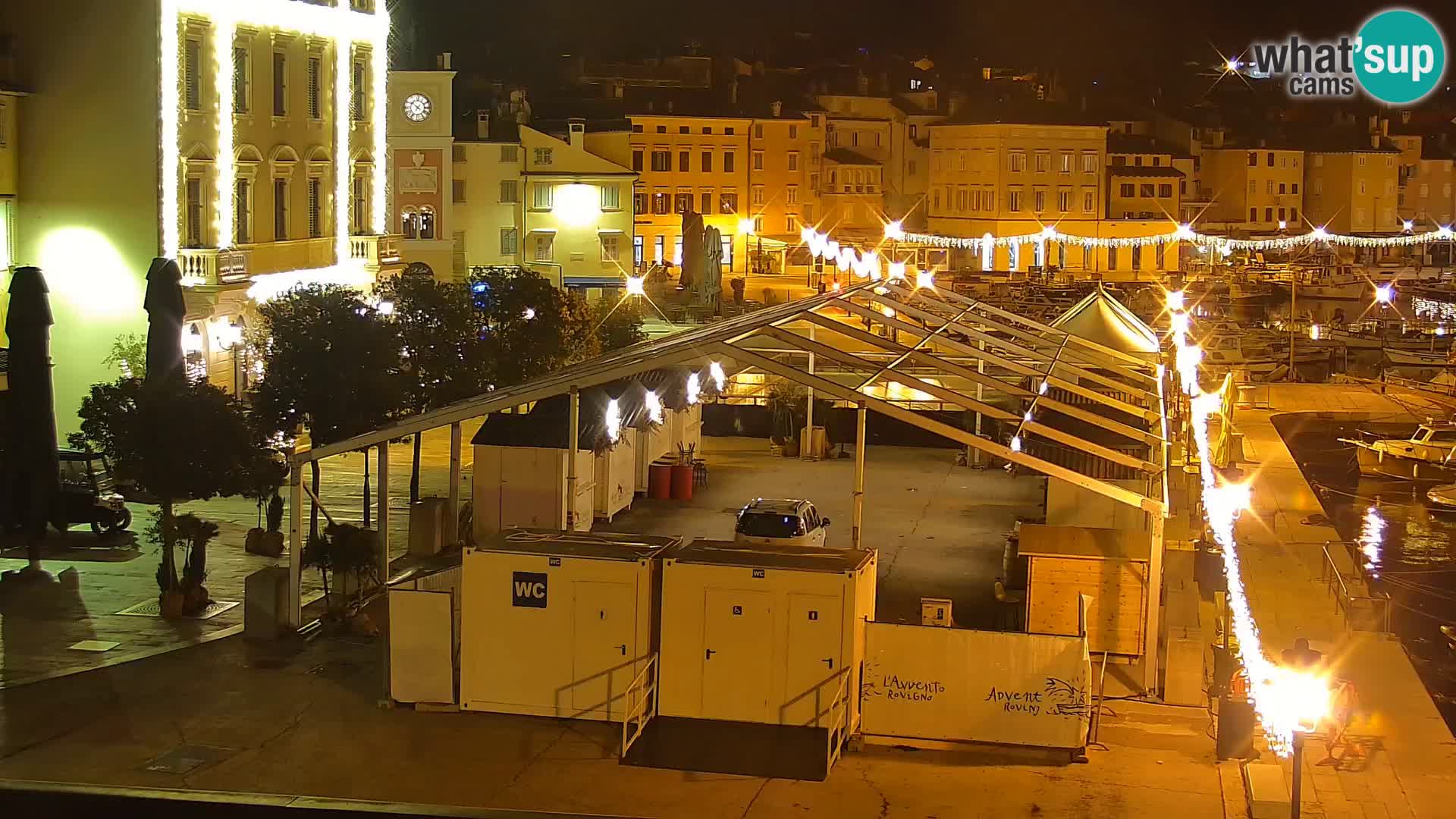 Promenade e marina a Rovinj